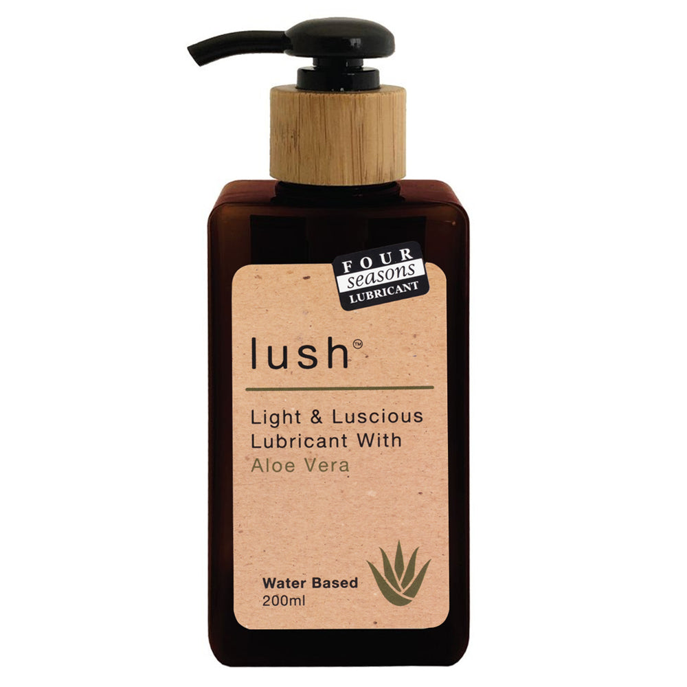 Four Seasons Cooling Aloe Vera Water-Based Lubricant - Long-Lasting Hydration for Intimate Use, Massage & Sensual Play