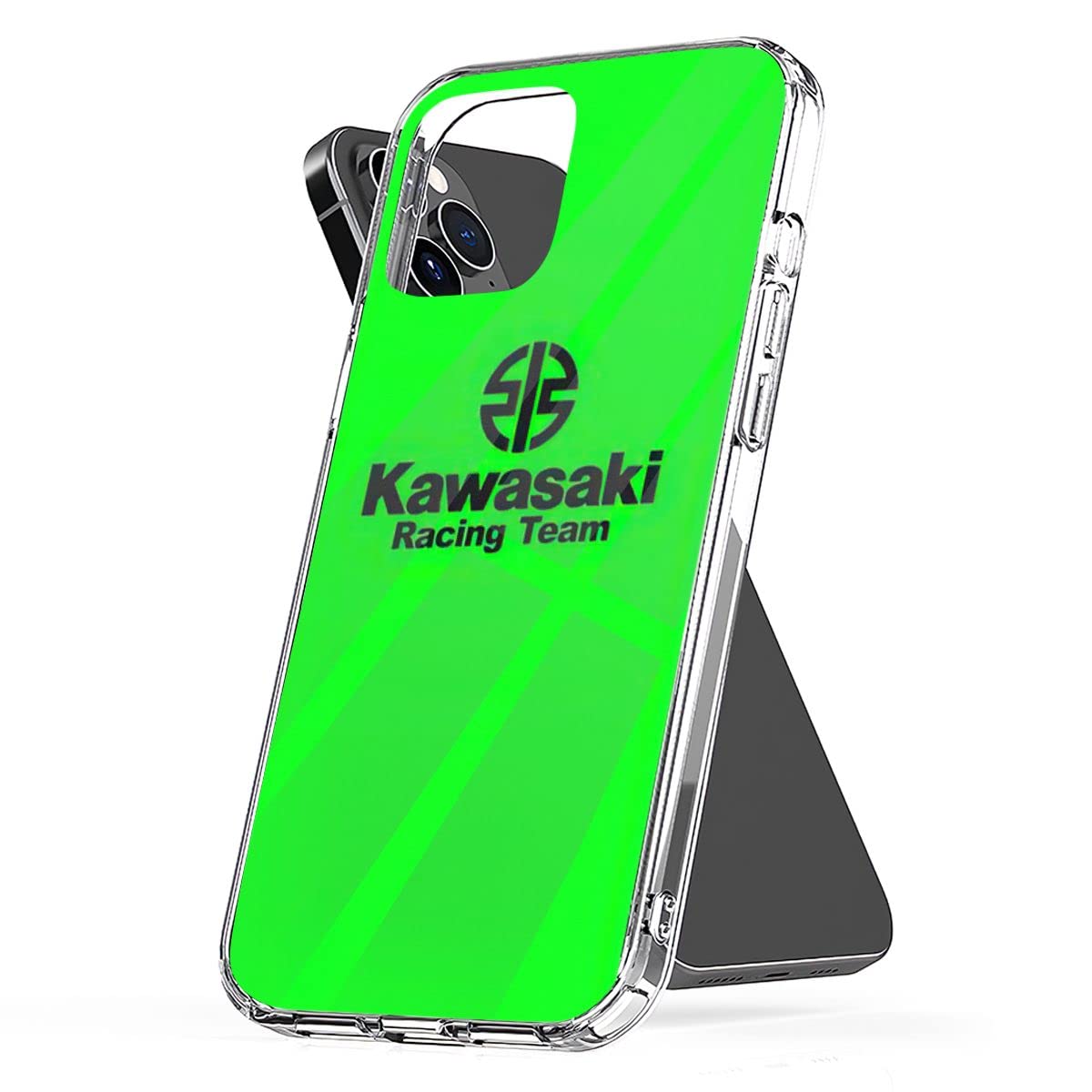 Premium Kawasaki Racing Logo Phone Case - Compatible with iPhone 13/12/11/X/8/7/6/SE & Samsung Galaxy S21/S20/S10 - Waterproof & Scratch-Resistant Protective Cover for Motorcycle Enthusiasts & Racing Fans - Perfect for Outdoor Adventures & Extreme Sports
