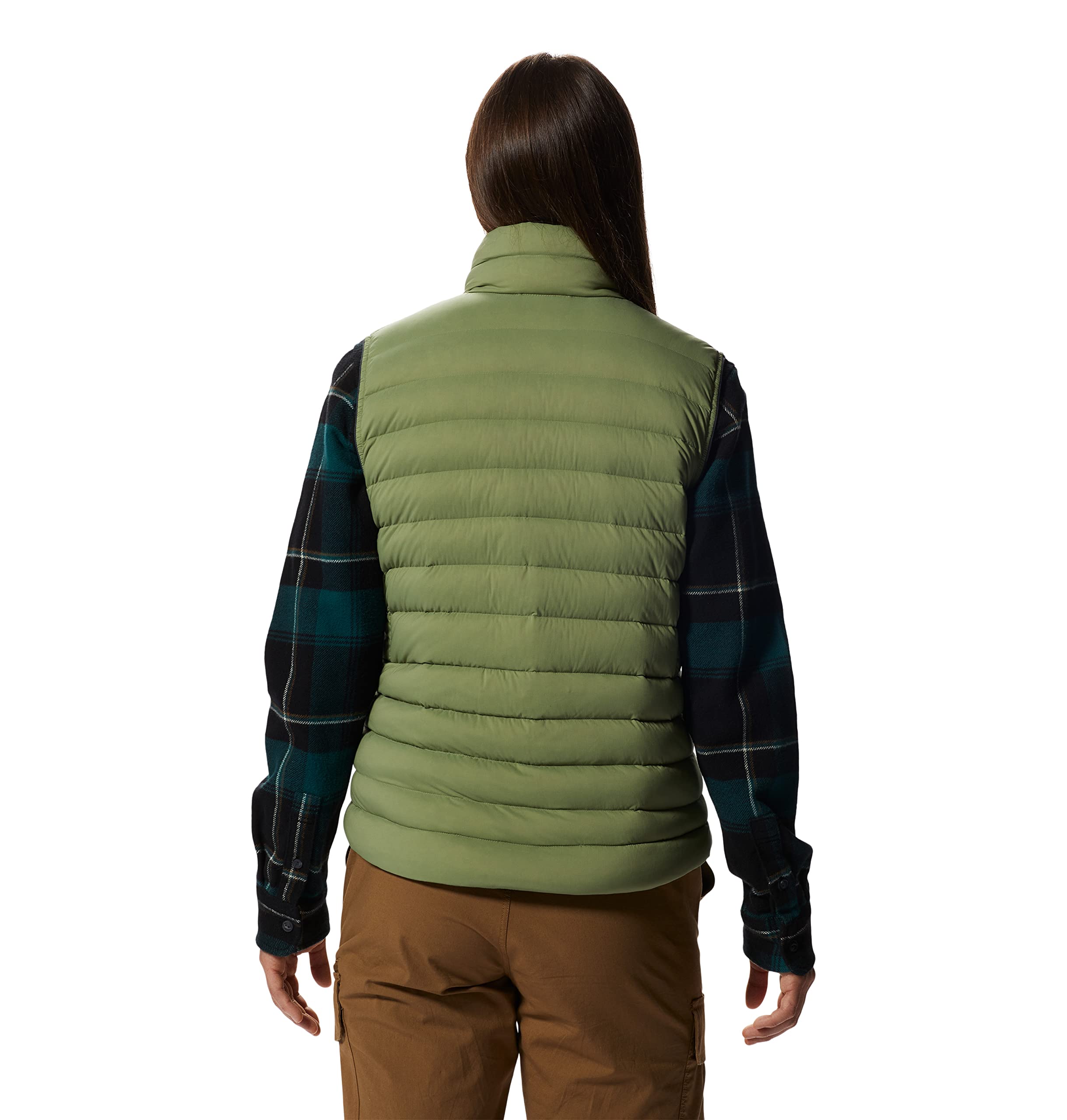 Mountain Hardwear Women's Deloro Down Vest - Lightweight Warm Puffer Jacket for Hiking, Camping & Outdoor Activities | Water-Resistant Insulated Winter Coat