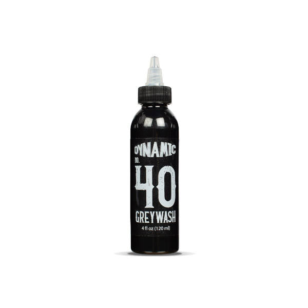 Dynamic Greywash #40 Ink - Premium Tattoo Ink for Professional Artists - Perfect for Realism, Shading, and Fine Line Work