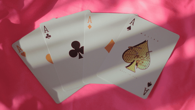 Premium Malibu Zuma Beach Themed Playing Cards - Waterproof & Durable for Poolside, Beach Parties & Outdoor Games - 52 Deck with Unique Coastal Designs