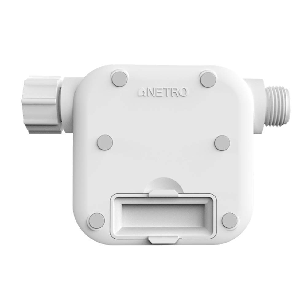 Netro Pixie Smart Hose Faucet Timer - WiFi & Solar Powered, Weather Aware, White - Compatible with Alexa - Perfect for Garden, Lawn & Outdoor Watering Automation