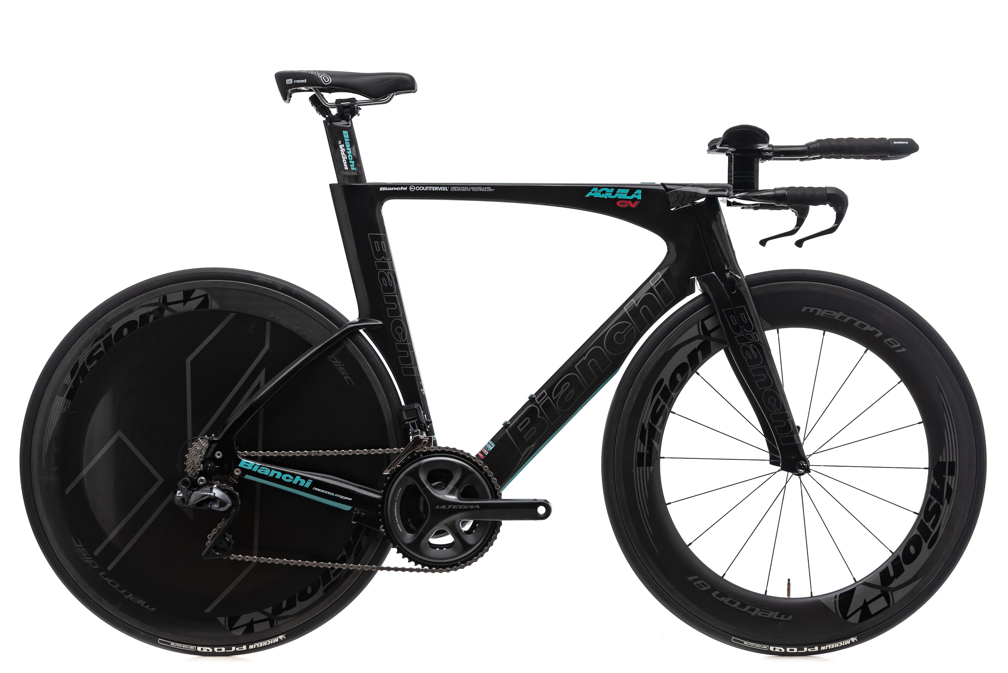 Bianchi Aquila CV TT Bike 2016 - Medium Size | High-Performance Time Trial Road Bike for Racing & Training | Perfect for Triathlons, Road Cycling & Competitive Events