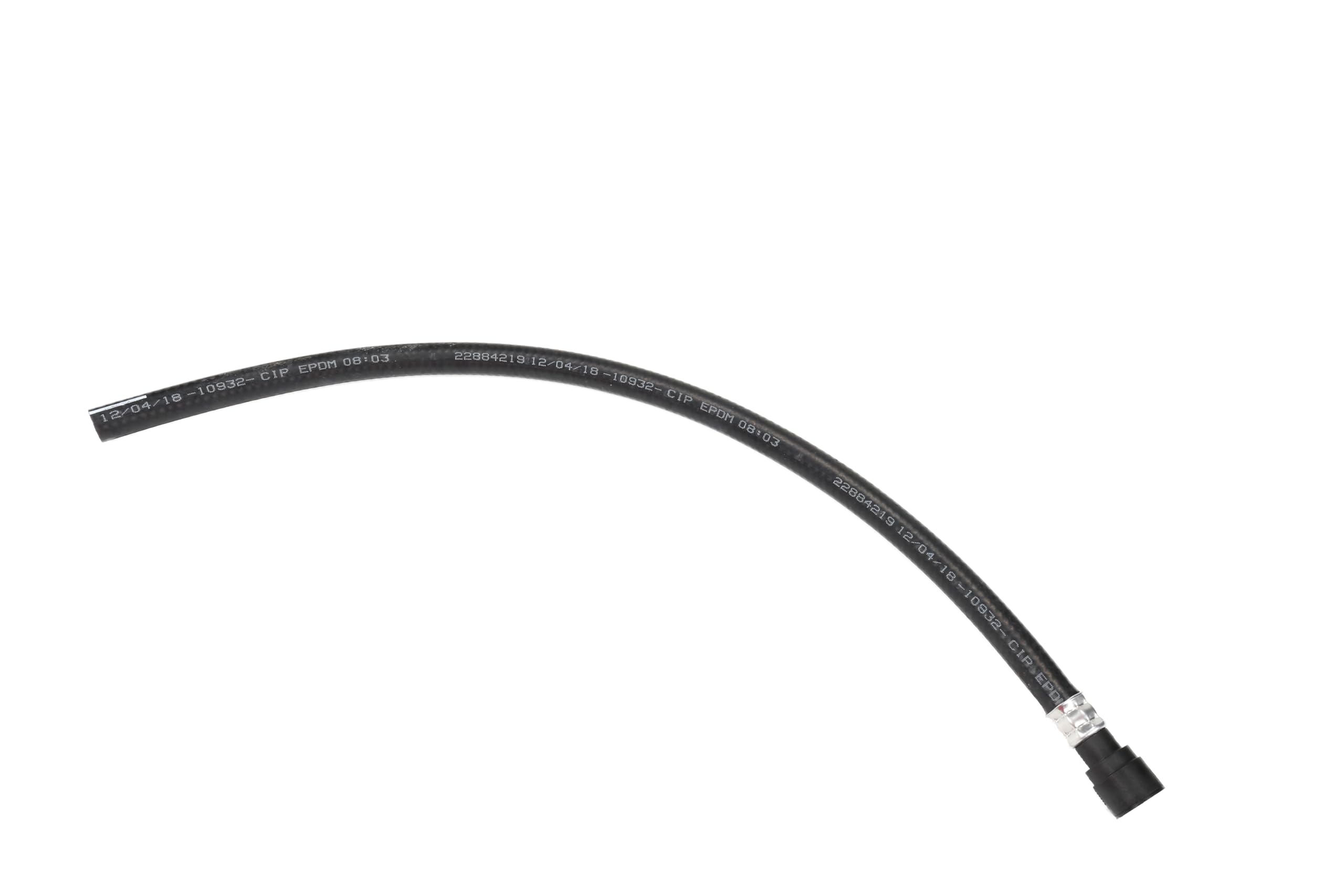 22884219 Heater Inlet Hose Replacement - Durable Black Rubber Coolant Hose for Car & Truck Engine - Perfect for Automotive Repair & Maintenance