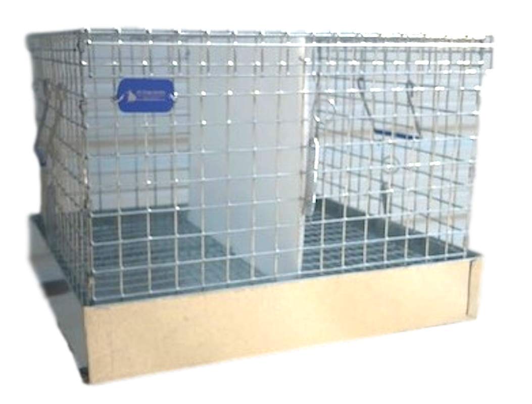 Rabbit Carrier Pet Travel Cage - 2 Hole Ventilation (14x16x12 Inches) for Small Animal Transport, Vet Visits & Outdoor Adventures