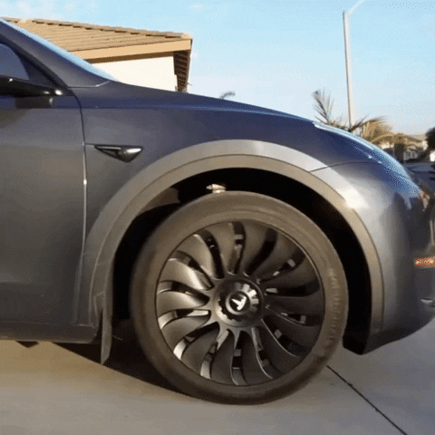 Premium Uberturbine Wheel Covers for Tesla Model Y 19