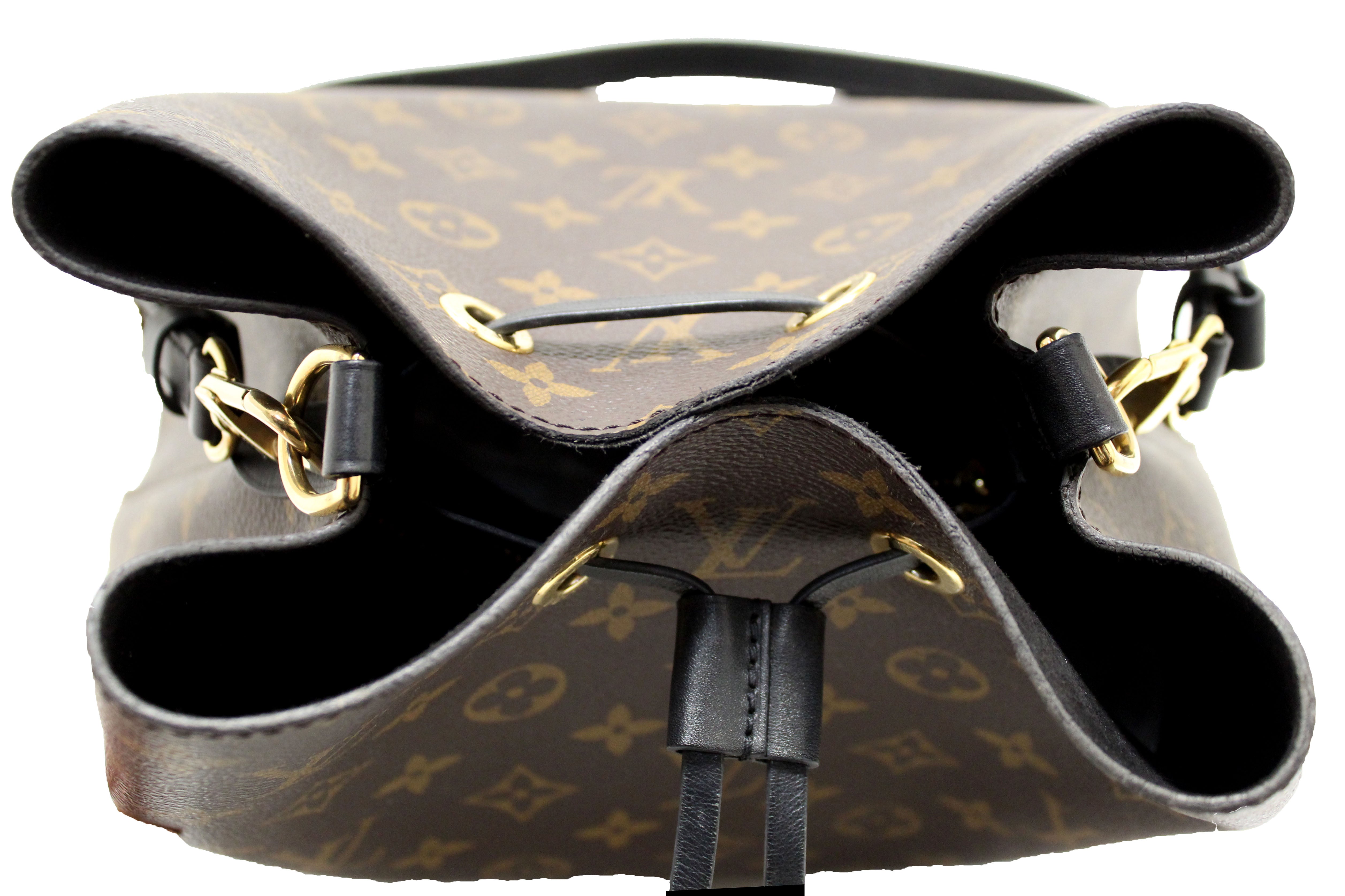 Authentic Louis Vuitton Monogram Black NeoNoe Shoulder Bag for Women | Luxury Designer Handbag for Work, Travel & Everyday Use
