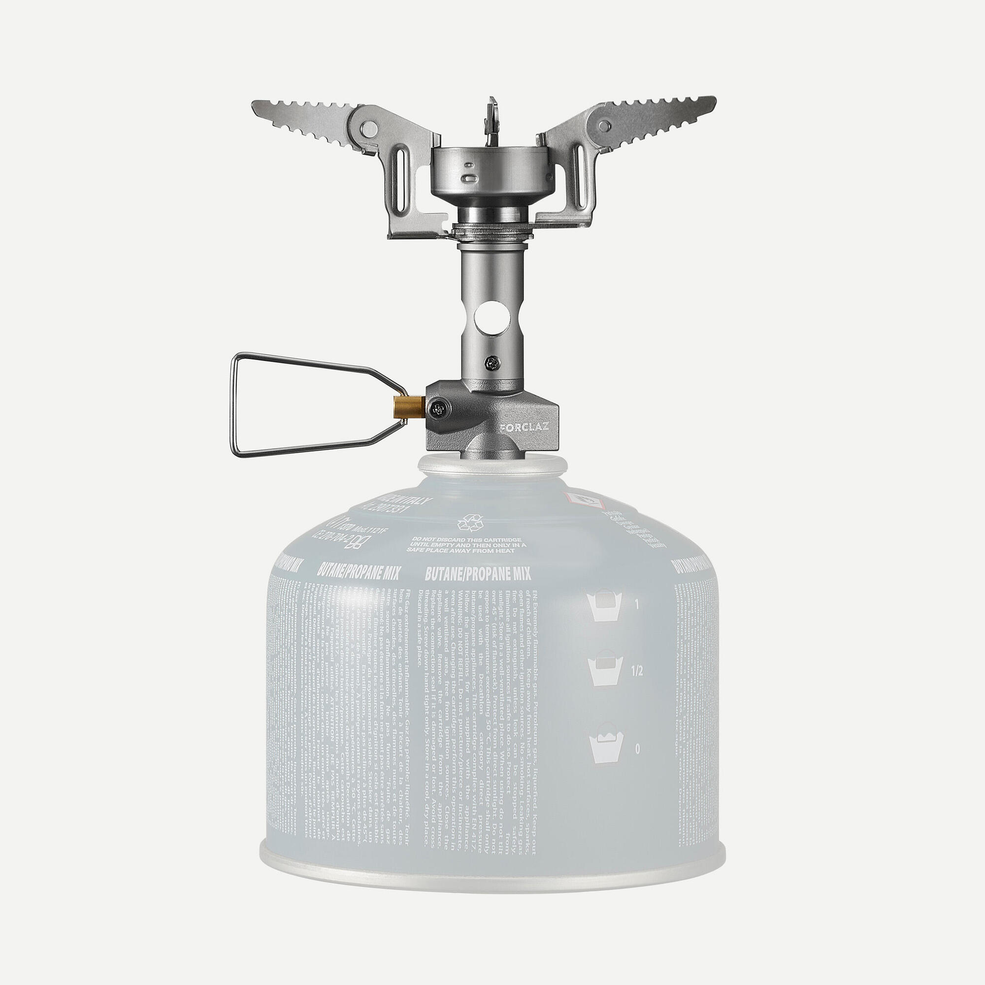 Forclaz MT900 Ultralight Backpacking Stove - Compact Camping Stove for Hiking, Backpacking & Outdoor Adventures - Perfect for Solo Travelers & Backpackers