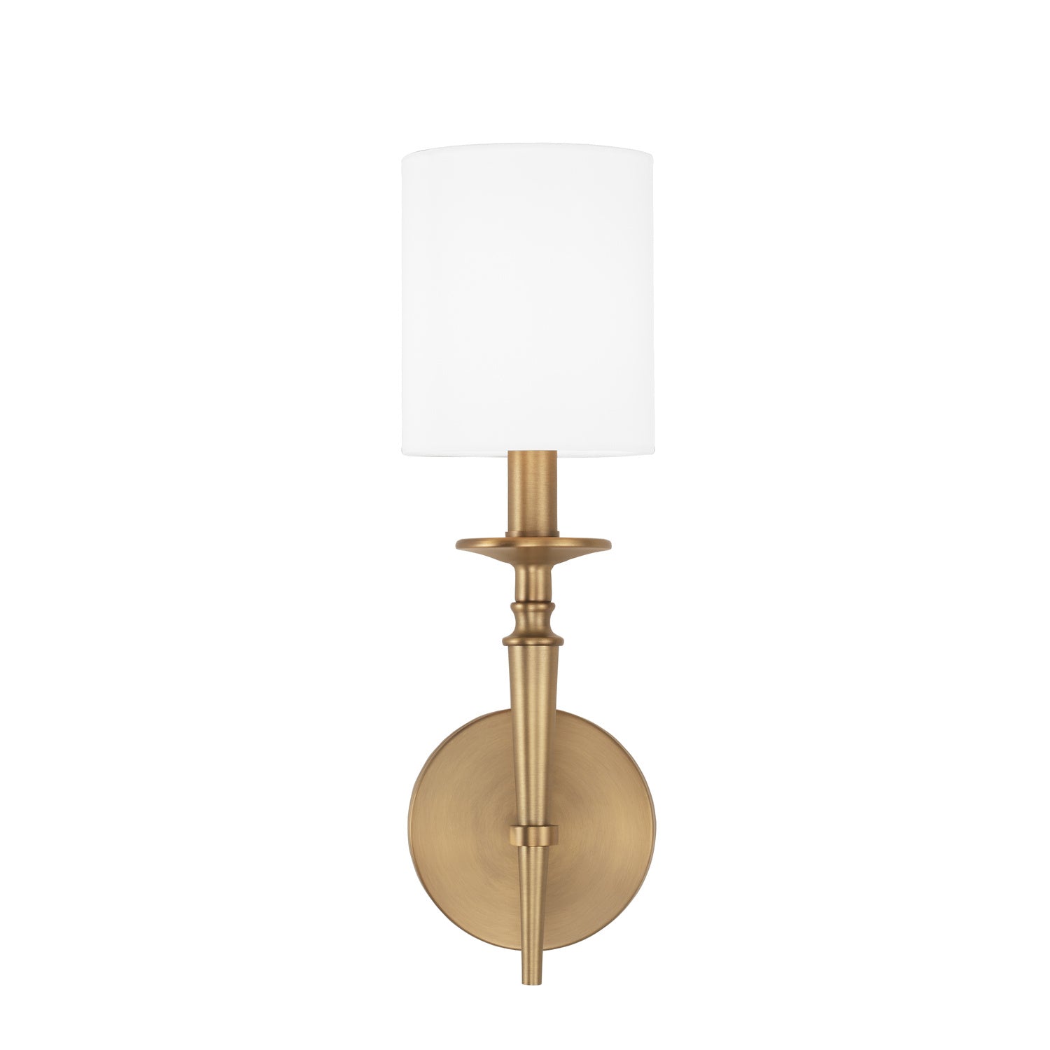 Capital Lighting One Light Wall Sconce - Modern Wall Light Fixture for Bedroom, Living Room & Hallway - Brushed Nickel Finish Indoor Lighting