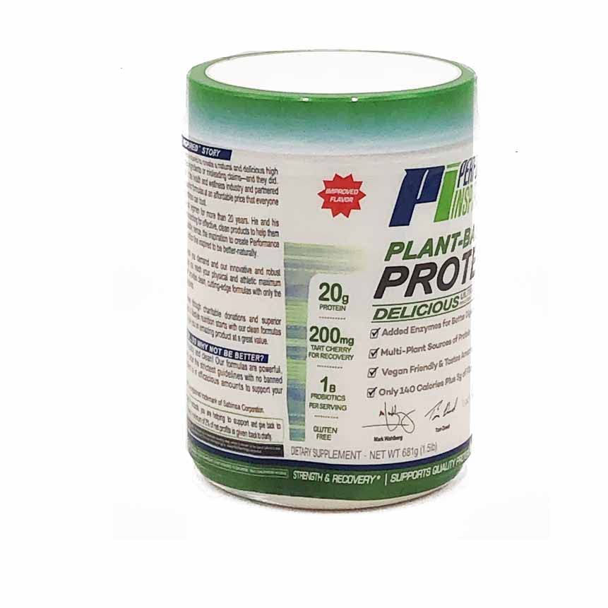 Performance Inspired Nutrition Plant-Based Protein Powder - All Natural Vanilla Bean Flavor, 20G Protein, 1B Probiotics & Digestive Enzymes - Gluten Free Vegan Protein Supplement for Muscle Recovery & Weight Management (1.5lb) - Perfect for Post-Workout Shakes & Healthy Smoothies