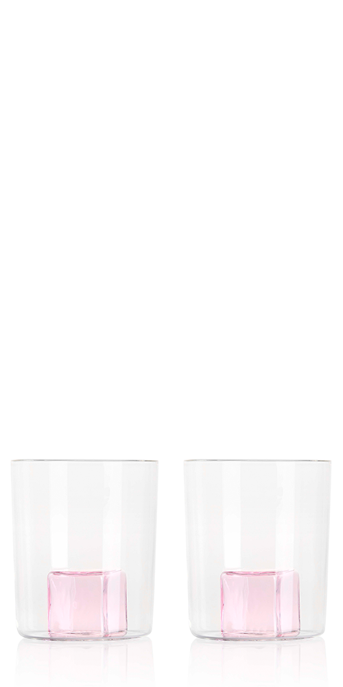 Clear Pink Ice Globes Set for Facial Massage & Skincare - Cooling Therapy for Puffy Eyes & Relaxation