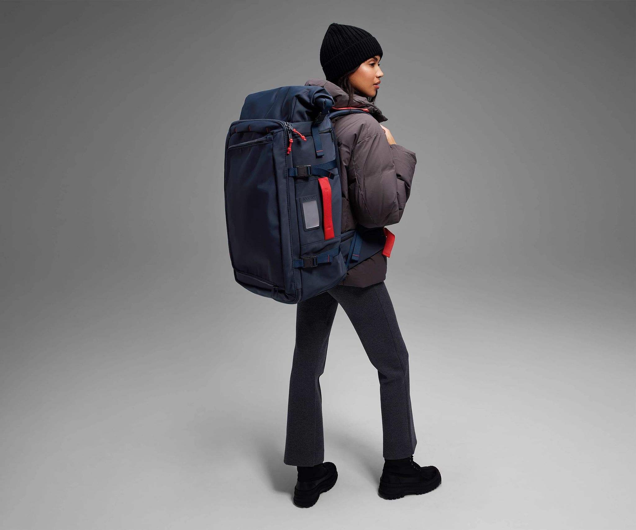 55L Navy Blue Carry On Boot Bag - Waterproof Travel Duffel for Ski, Snowboard & Outdoor Gear - Perfect for Airplane, Camping & Sports Trips