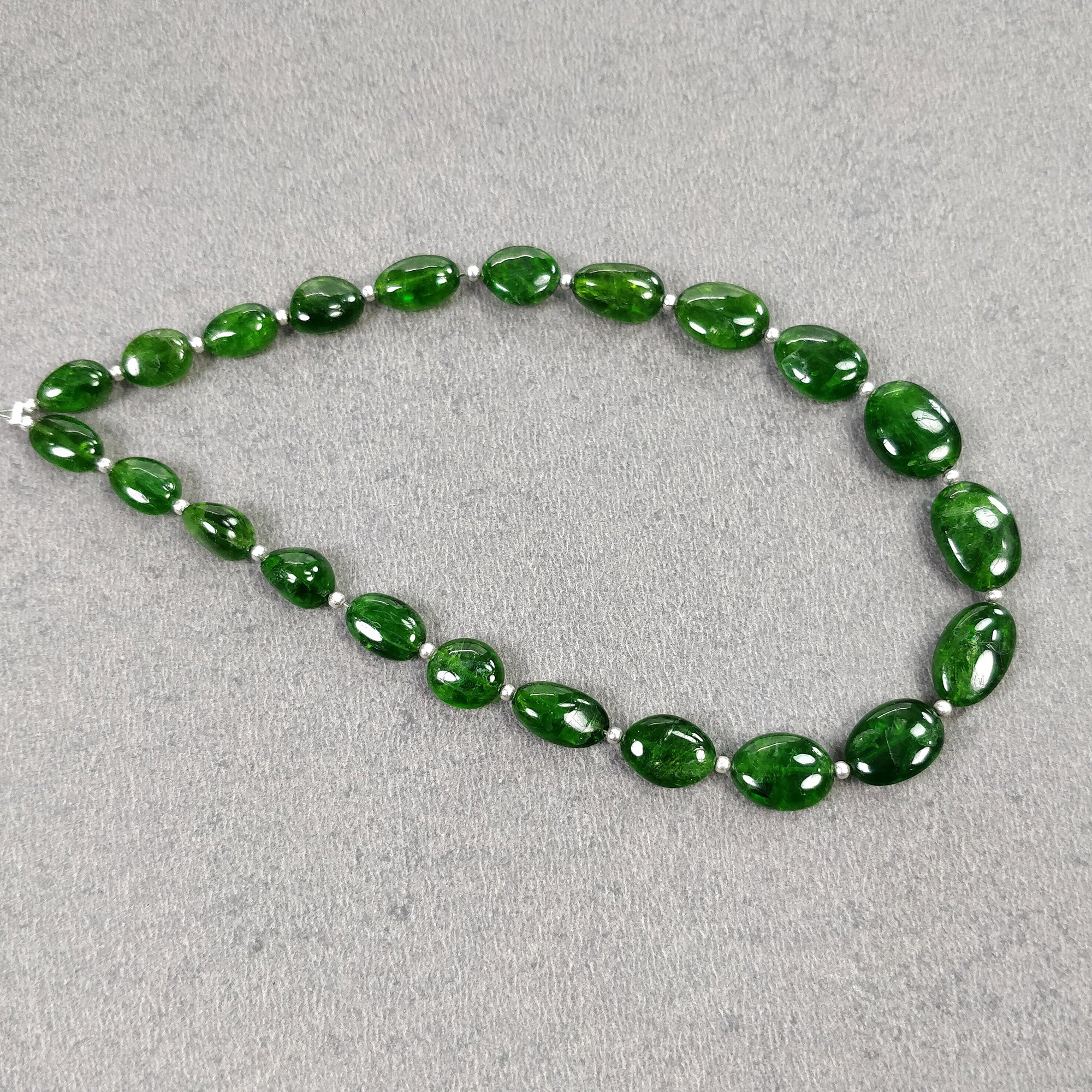 Natural Green Chrome Diopside Loose Beads - 52.00cts Genuine Gemstone Nuggets (7.5x5.5mm to 11x8mm) for Jewelry Making, Wire Wrapping & DIY Crafts | High-Quality Uneven Plain Beads with Video