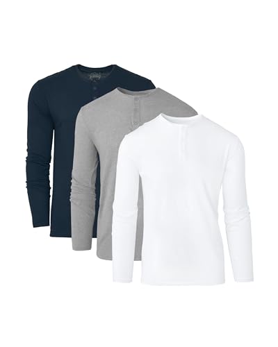 Heather Gray/ Navy/ White (3-pack)