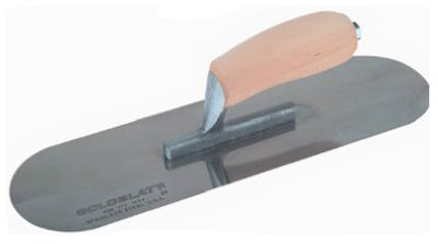 14 x 4-Inch Professional Swimming Pool Trowel - Durable Stainless Steel Pool Plastering Tool for Smooth Finishing - Perfect for Pool Construction, Repair & Maintenance