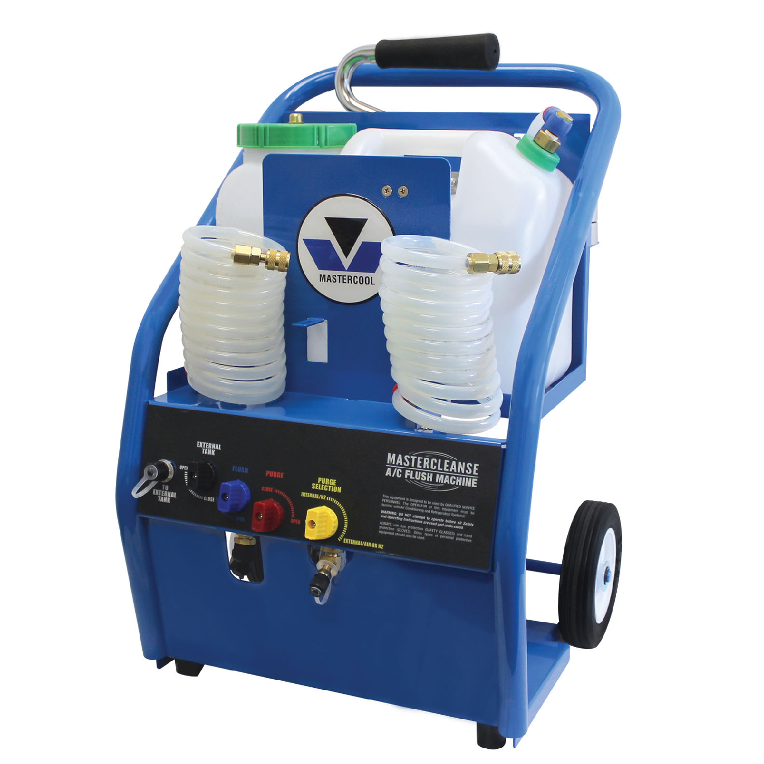 Mastercool 69900 Mastercleanse Automotive AC Flush Machine - Professional Car Air Conditioning System Cleaner for Auto Repair Shops & DIY Mechanics | Fast & Effective AC System Maintenance