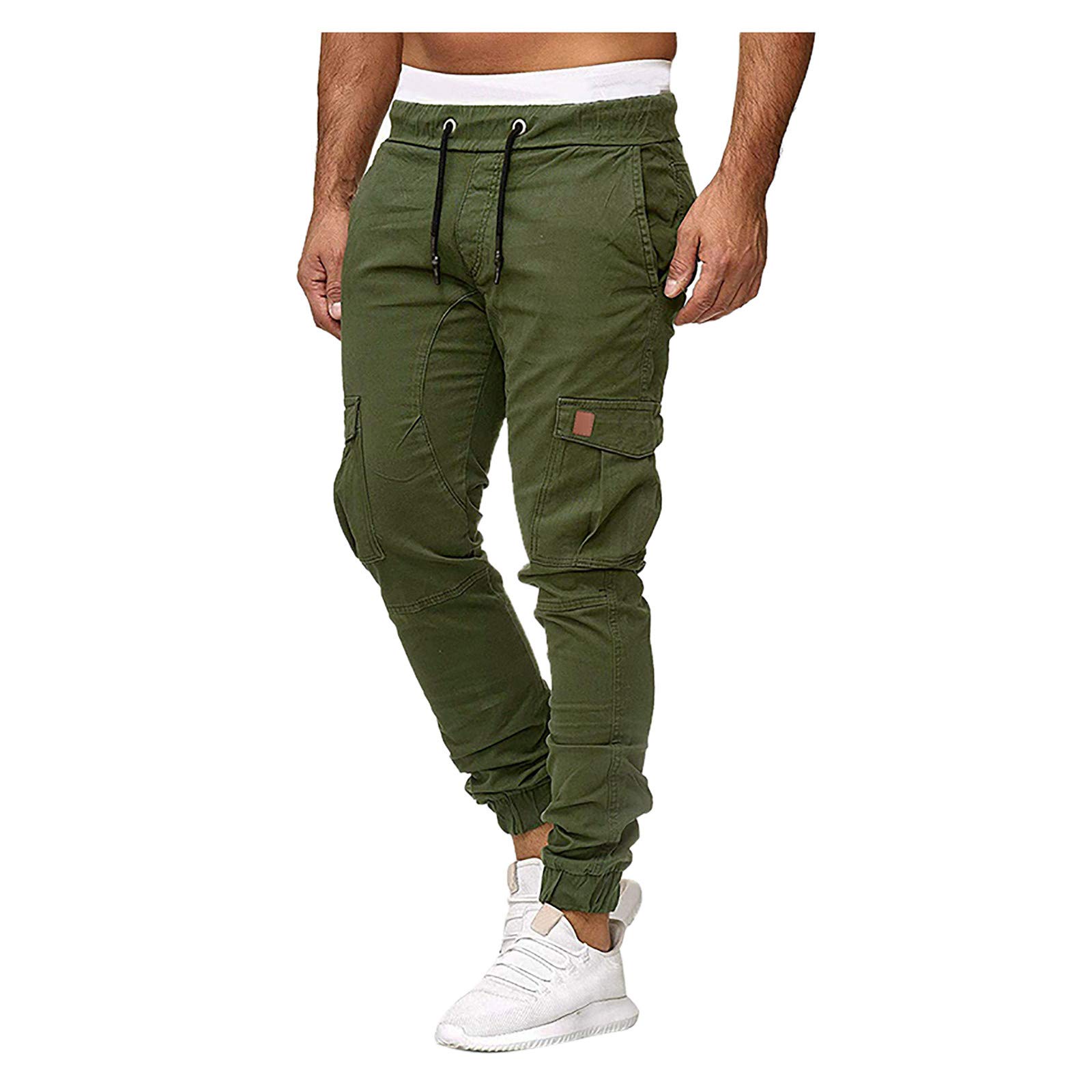 Men's Casual Cargo Jogger Pants with Open Bottom - Lightweight Summer Jogging Pants for Sports & Fashion | Perfect for Gym, Running, Travel & Everyday Wear