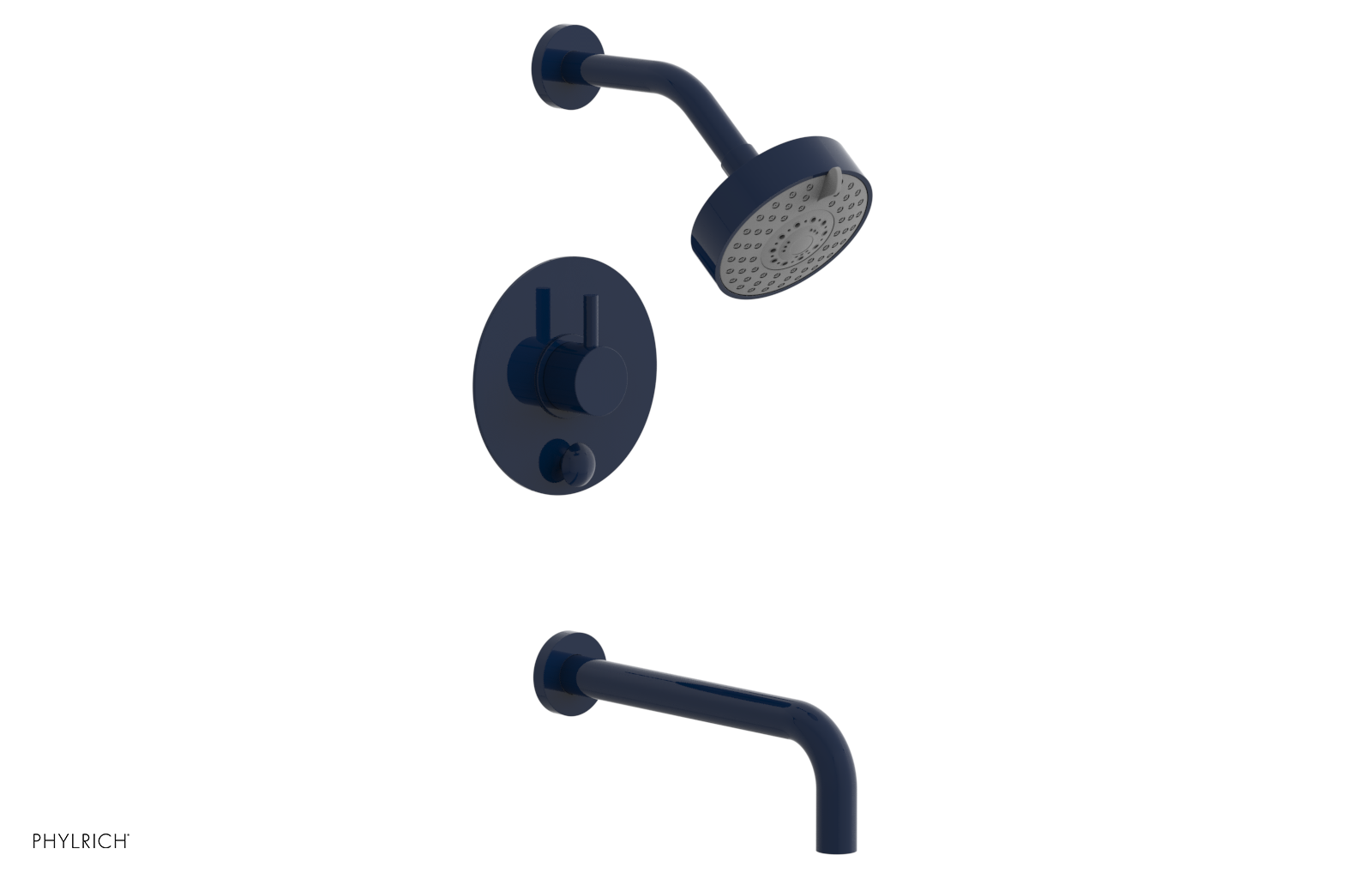 BASIC II 10 Pressure Balance Tub and Shower Faucet Set - 230 29 10 - Perfect for Bathroom Renovation & Modern Home Upgrades