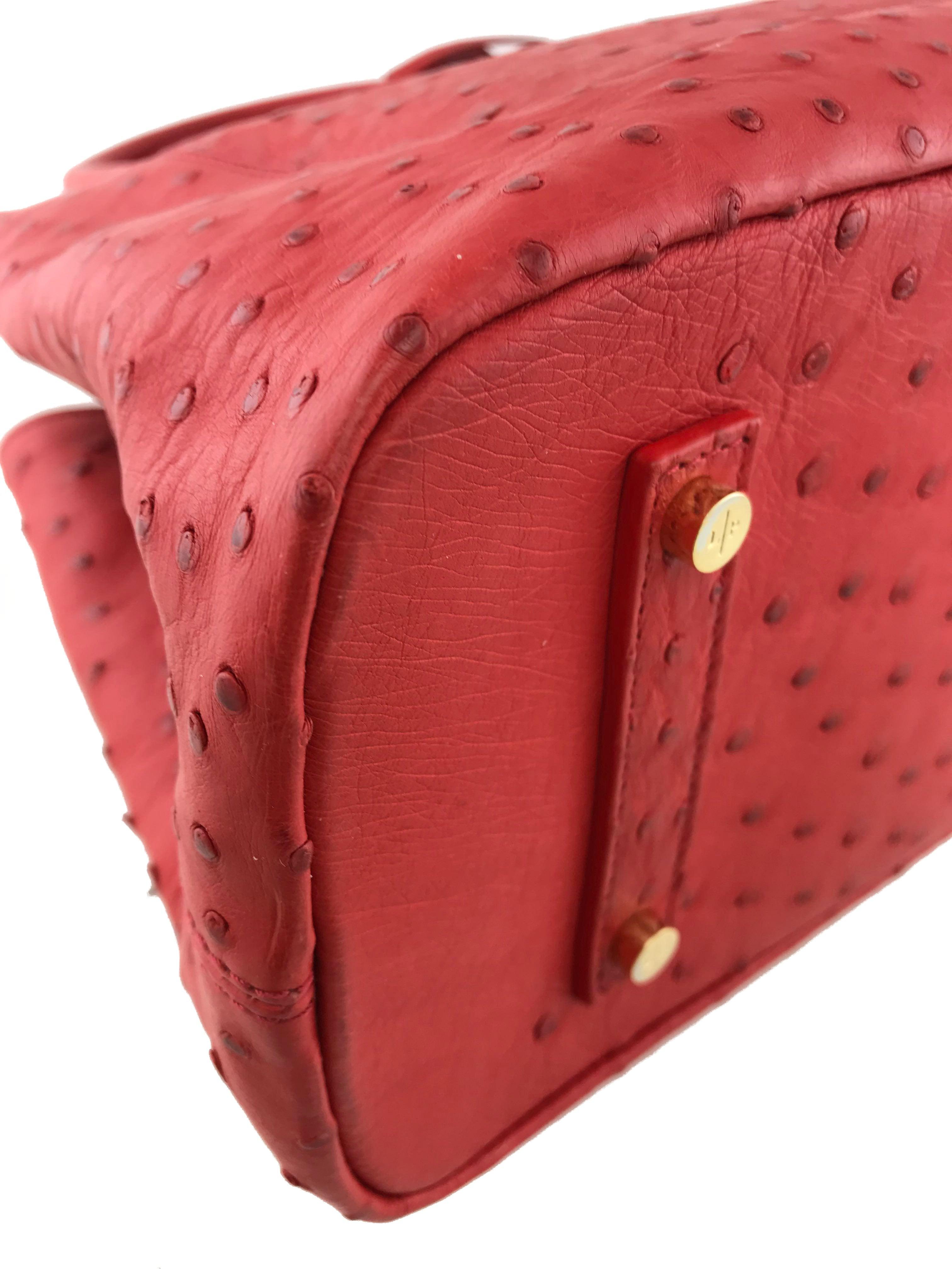 Luxury Loro Piana Ostrich Leather Bellevue Handbag for Women - Elegant Designer Tote for Work, Travel & Special Occasions