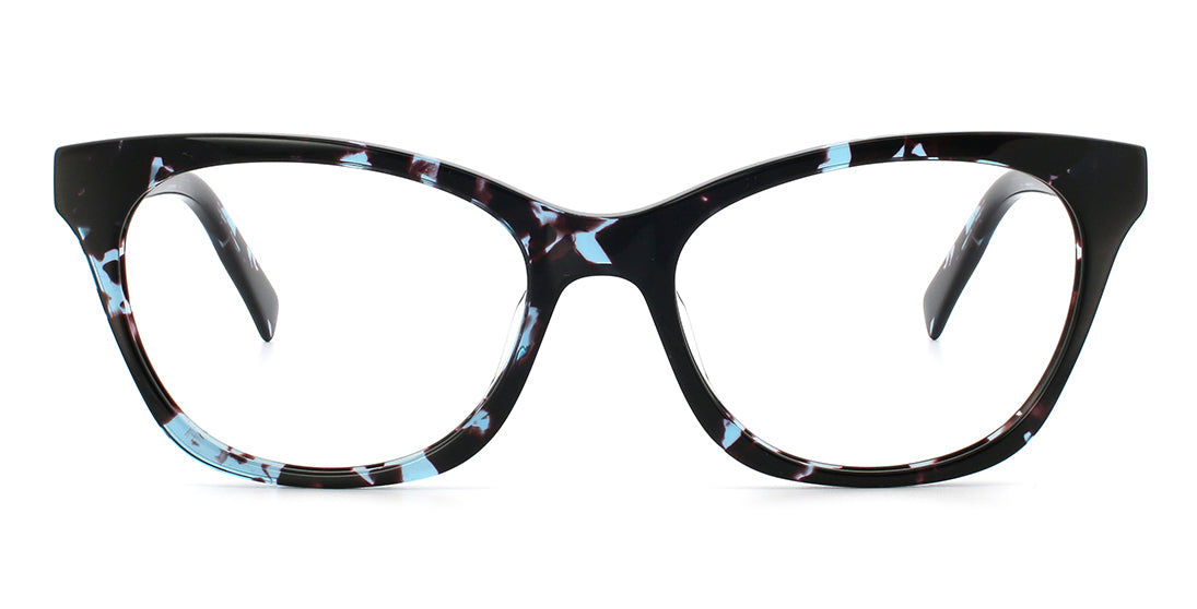 Stylish Multi-Pattern Cateye Glasses Frame WD2166 - Trendy Eyewear for Women, Fashionable Accessory for Daily Wear & Special Occasions