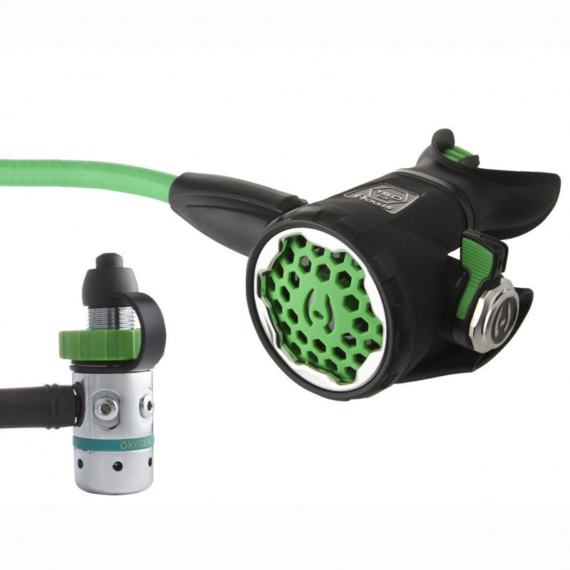 Hollis O2 Clean 150LX + H02 DIN Regulator - Professional Scuba Diving Oxygen Regulator for Deep Sea Diving & Technical Diving - Perfect for Underwater Exploration & Dive Training