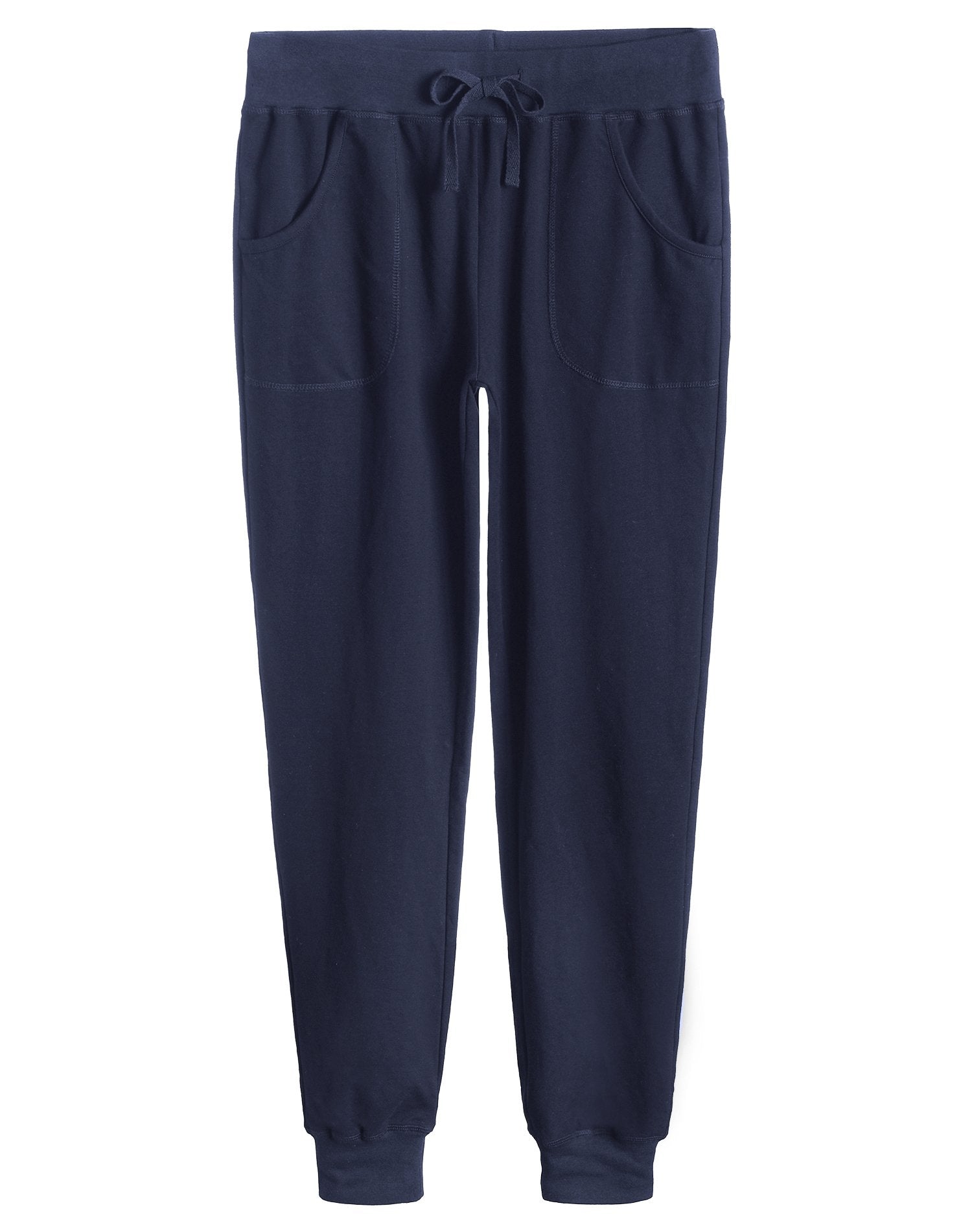 Women's Soft Cotton Jogger Sweatpants with Pockets - Comfortable Lounge Pants for Yoga, Running & Casual Wear