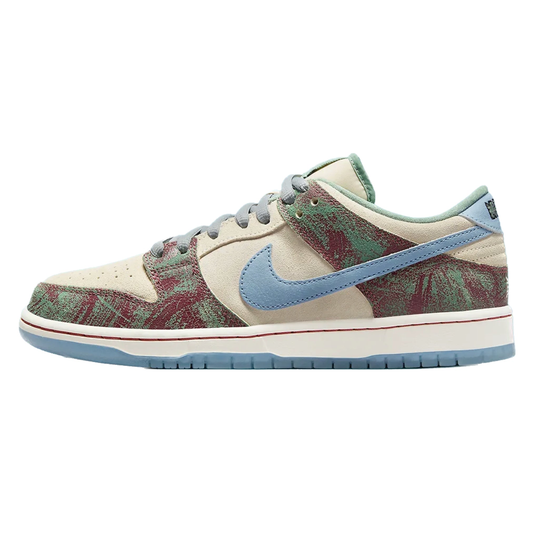 Nike SB Dunk Low Crenshaw Skate Club Sneakers - Sail Light Blue Cedar - Men's Skateboarding Shoes for Street Style & Casual Wear