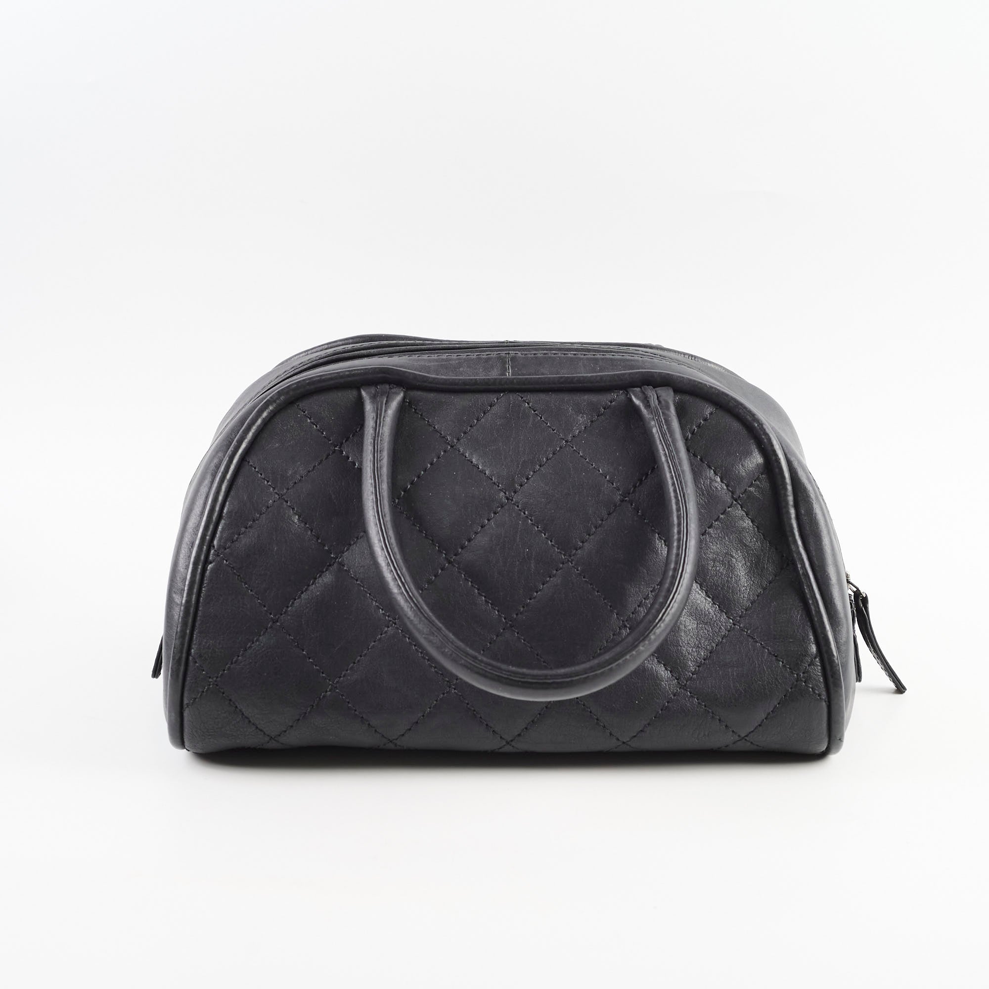 Chanel CC Bowling Bag Black - Luxury Designer Handbag for Women | Perfect for Work, Travel & Evening Events