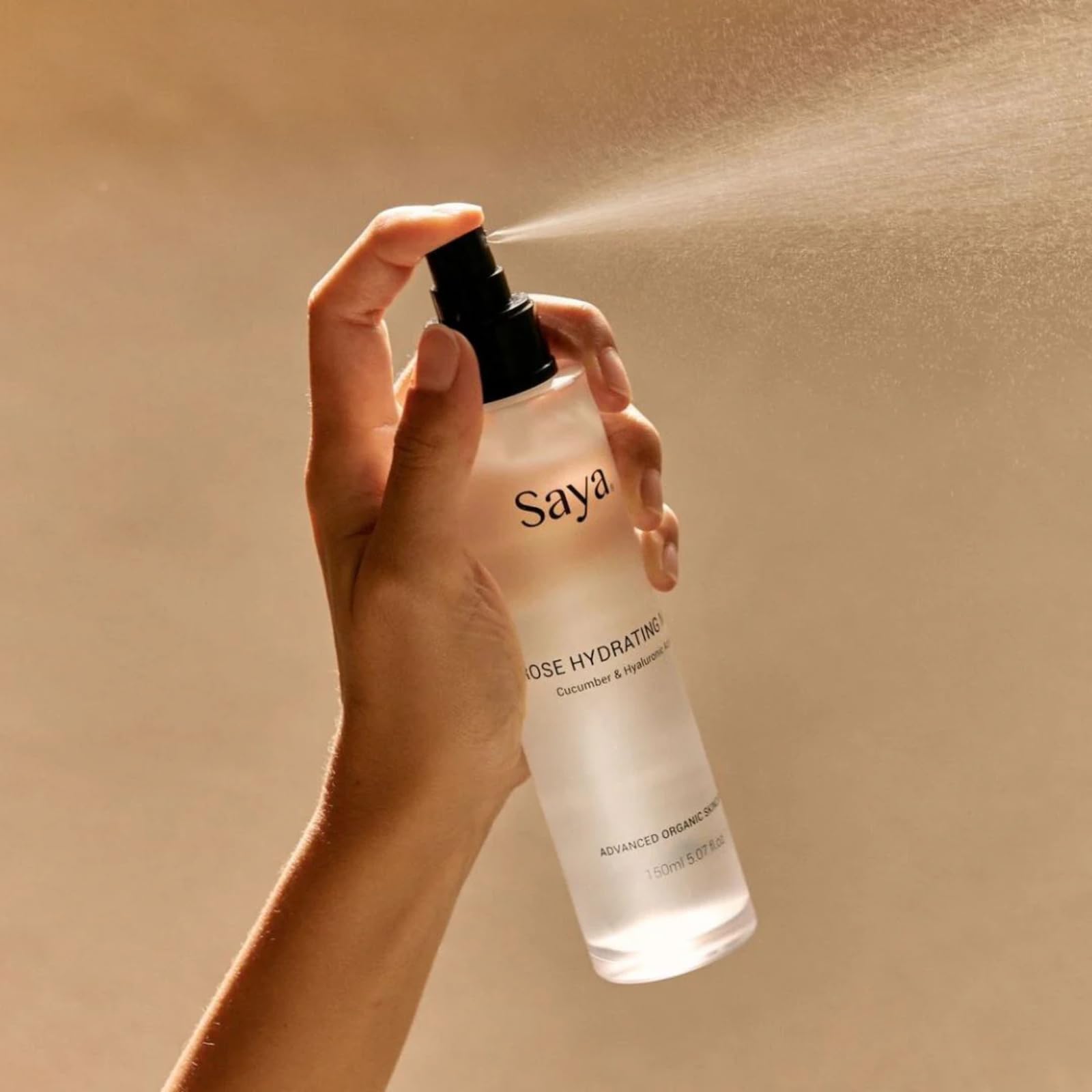 Luxury Rose Toning Face Mist - Anti-Aging Facial Toner with Hyaluronic Acid, Aloe Vera & Rose Water | Intense Hydration, Soothing & Plumping Effect | Minimizes Blemishes & Pores | 150ml | Perfect for Daily Skincare Routine & Post-Makeup Refresh