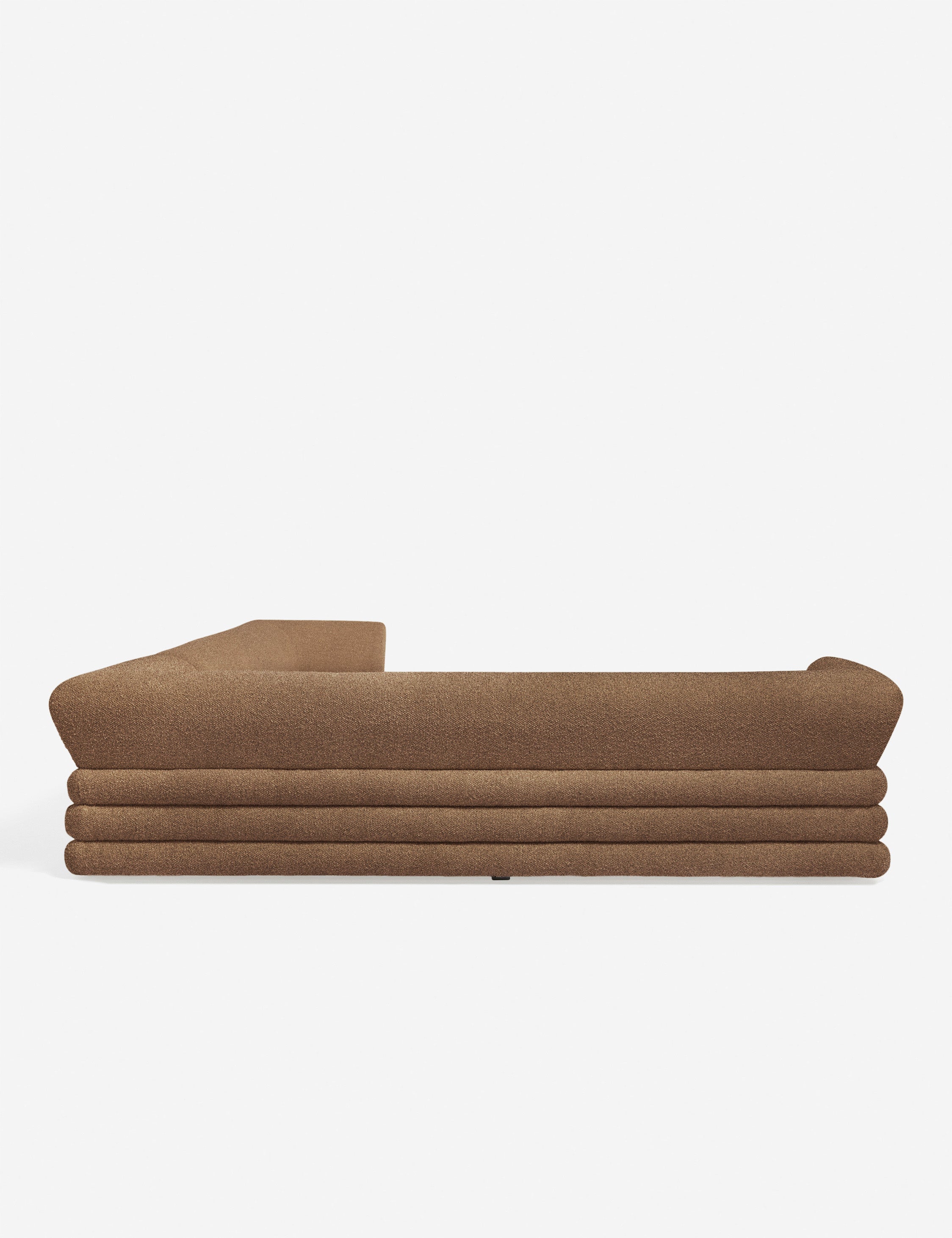 Babs Corner Sectional Sofa by Sarah Sherman Samuel - Modern L-Shaped Couch for Living Room, Lounge & Family Room - Comfortable Fabric Upholstery with Reversible Chaise