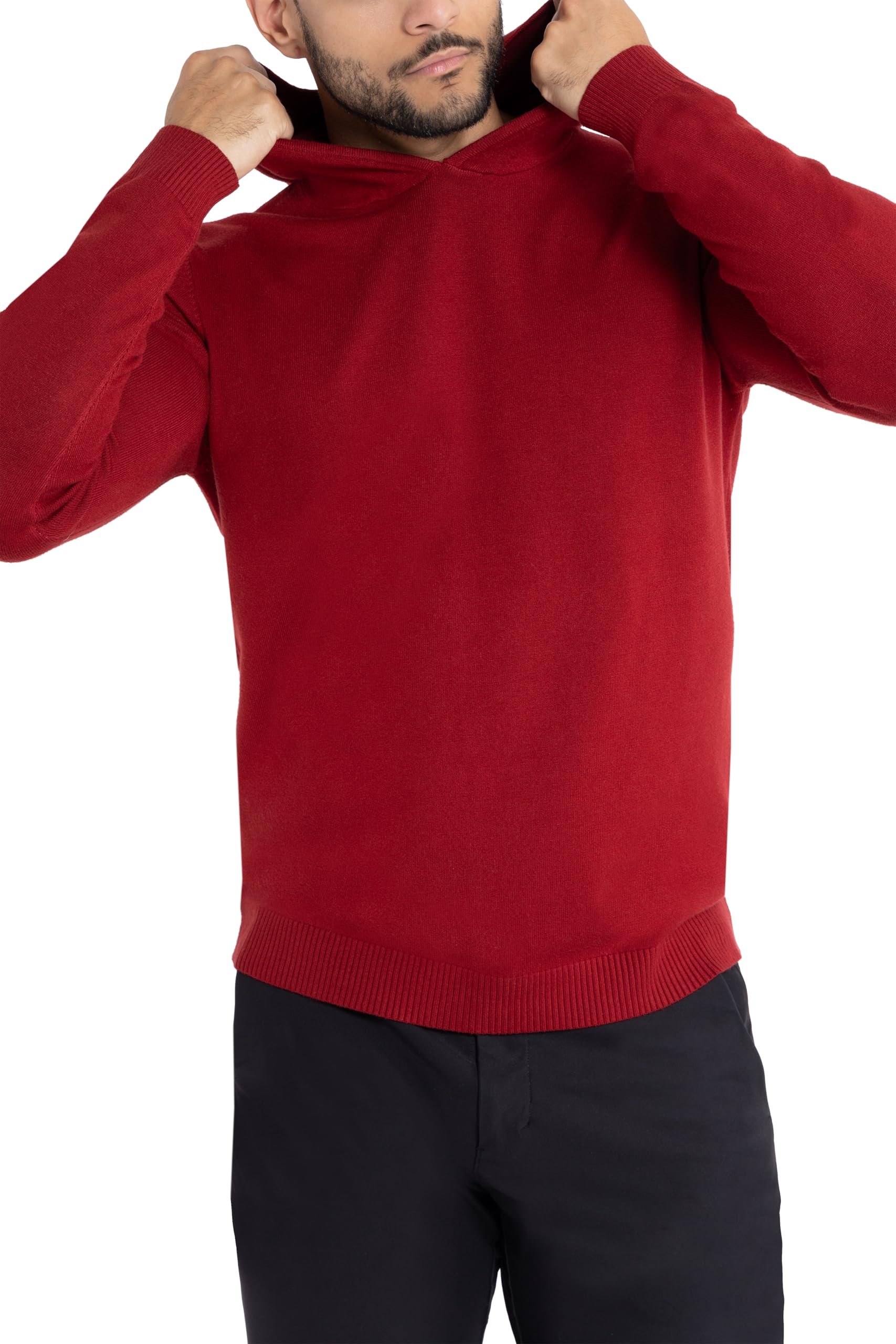 Men's X-Ray Long Sleeve Hooded Sweatshirt - Stretch Pullover Hoodie for Fall & Winter | Casual Wear, Outdoor Activities & Layering
