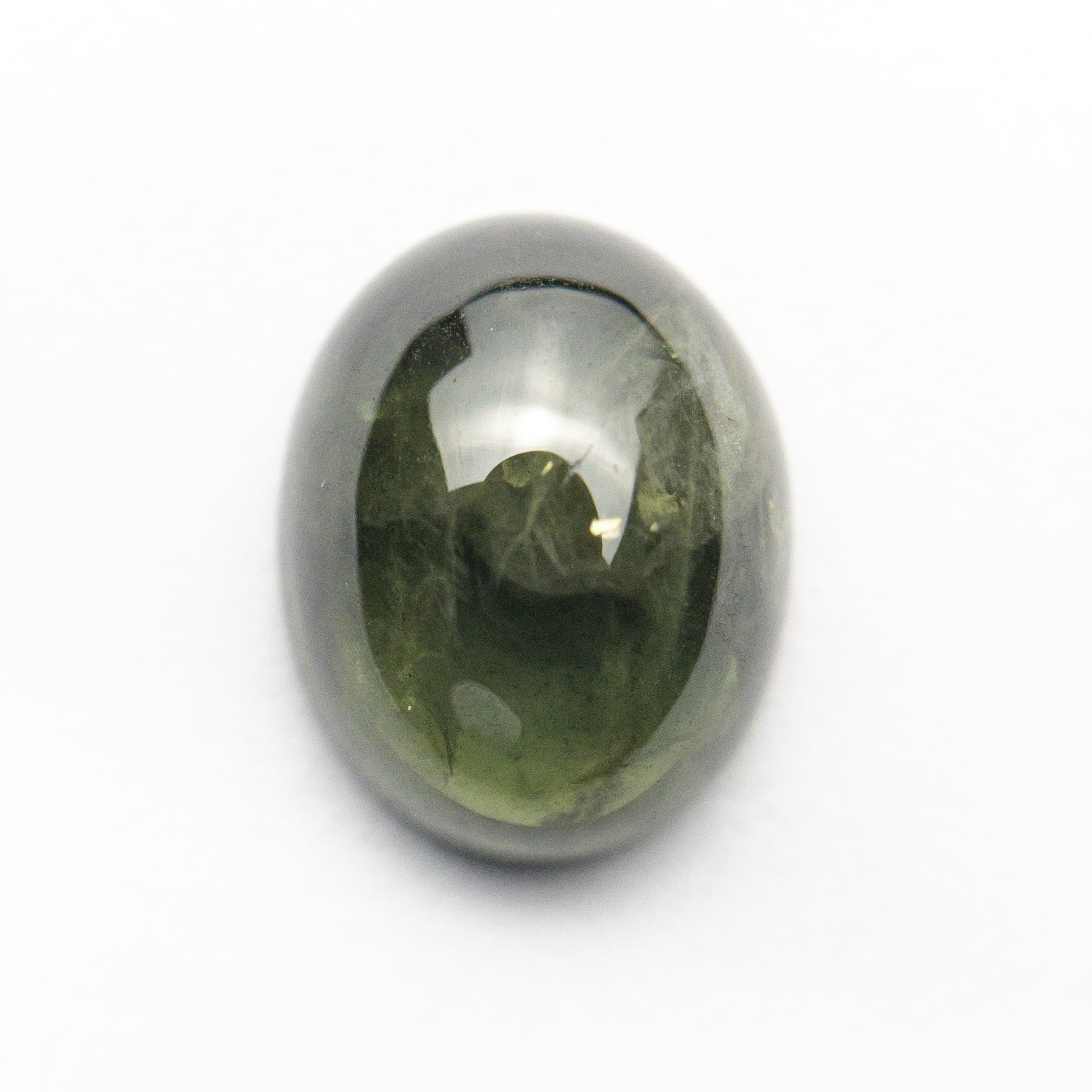3.81ct Natural Oval Cabochon Sapphire Gemstone - 10.09x8.01x4.62mm Blue Sapphire Cab for Jewelry Making, Ring & Necklace Designs - Perfect for Engagement Rings, Birthstone Jewelry & Healing Crystals