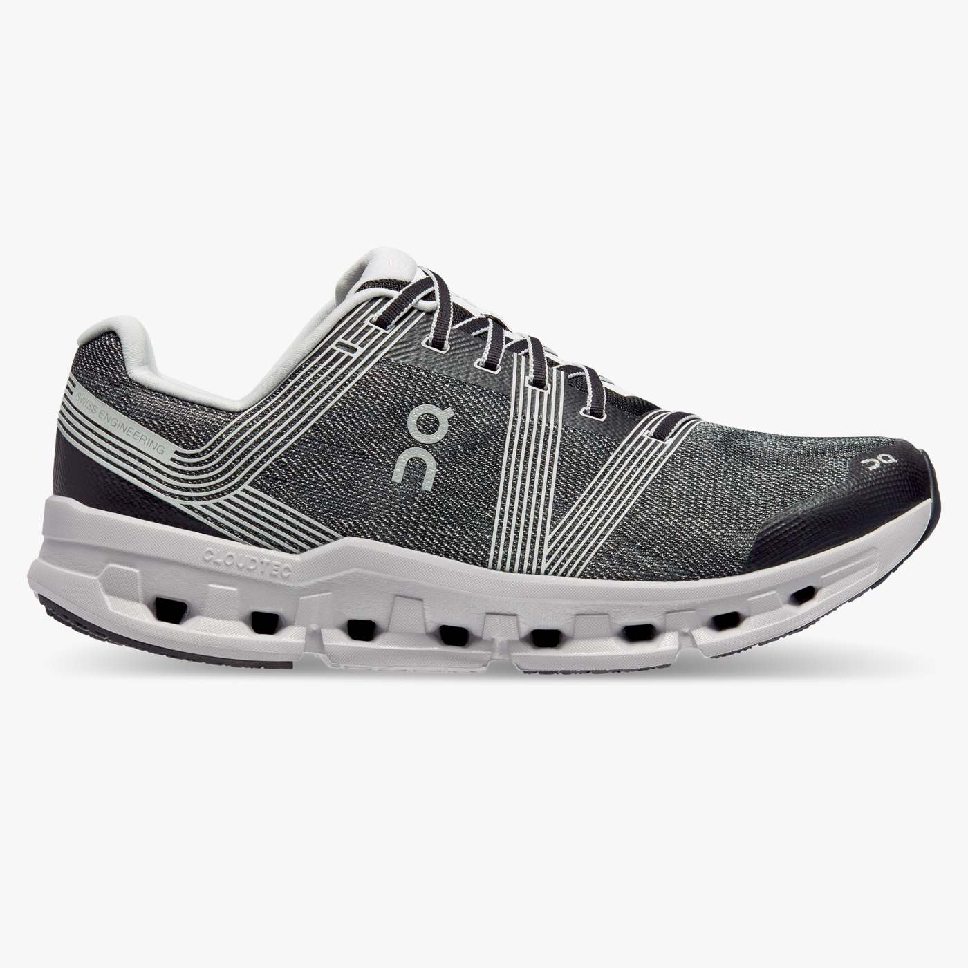 On Running Men's Cloudgo Running Shoes - Black / Glacier - Lightweight & Breathable for Jogging, Gym & Daily Wear