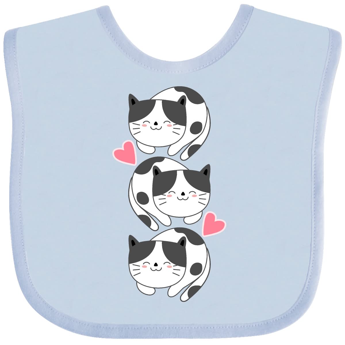 Inktastic Cat Lover Baby Bib - Adorable Cat-Themed Drool Bib for Infants & Toddlers - Perfect for Feeding Time, Playtime, and Photo Shoots