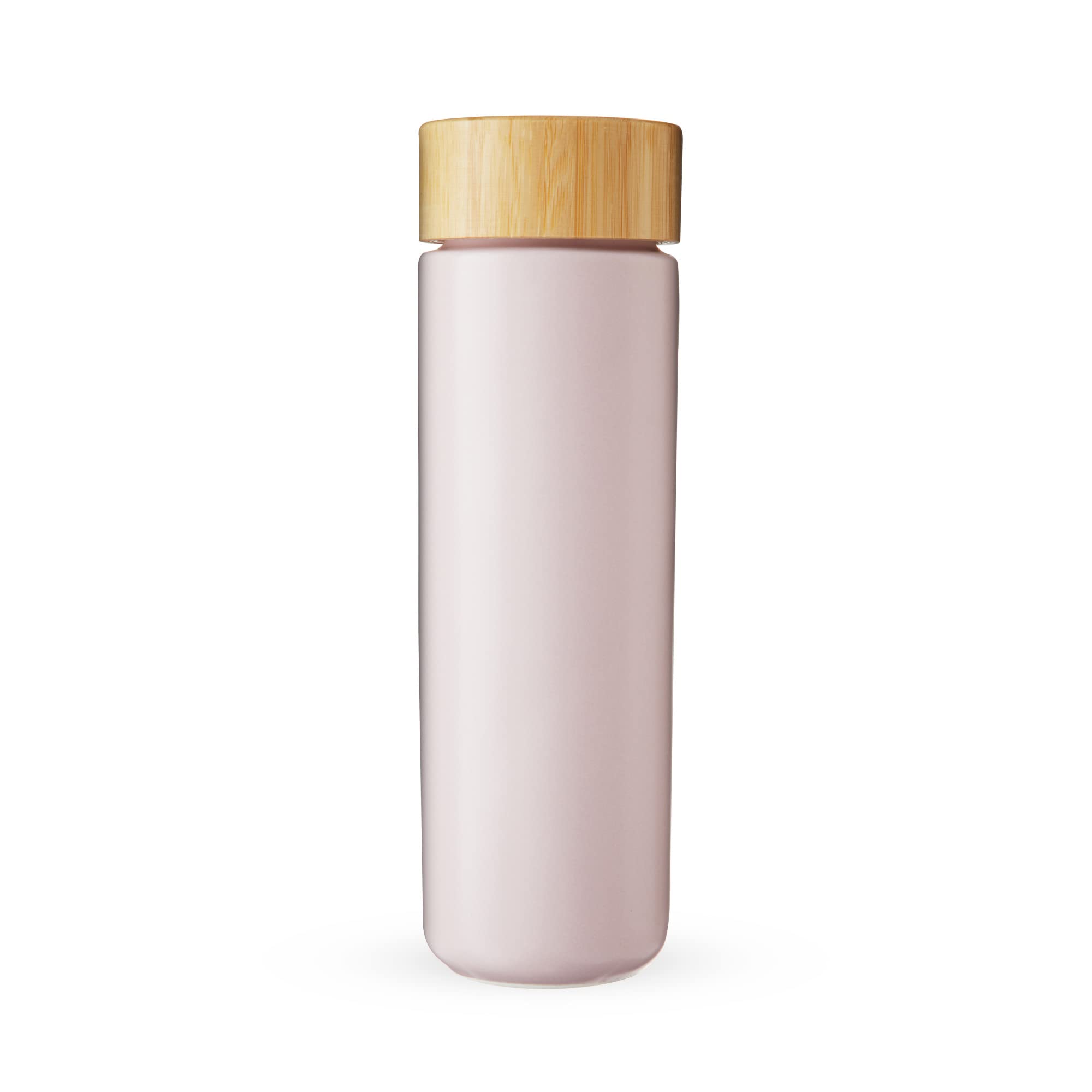Pinky Up Tatyana Ceramic Tea Infuser Mug with Lid - 12oz Lavender Bamboo & Stainless Steel Tea Cup - Perfect for Loose Leaf Tea, Office, Home & Gifts