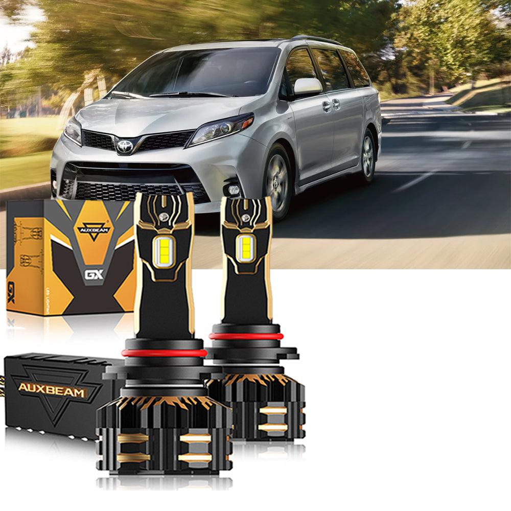 9005 D4S LED Headlight Bulbs for 2020 Toyota Sienna - High Brightness, Easy Installation - Perfect for Night Driving & Foggy Conditions