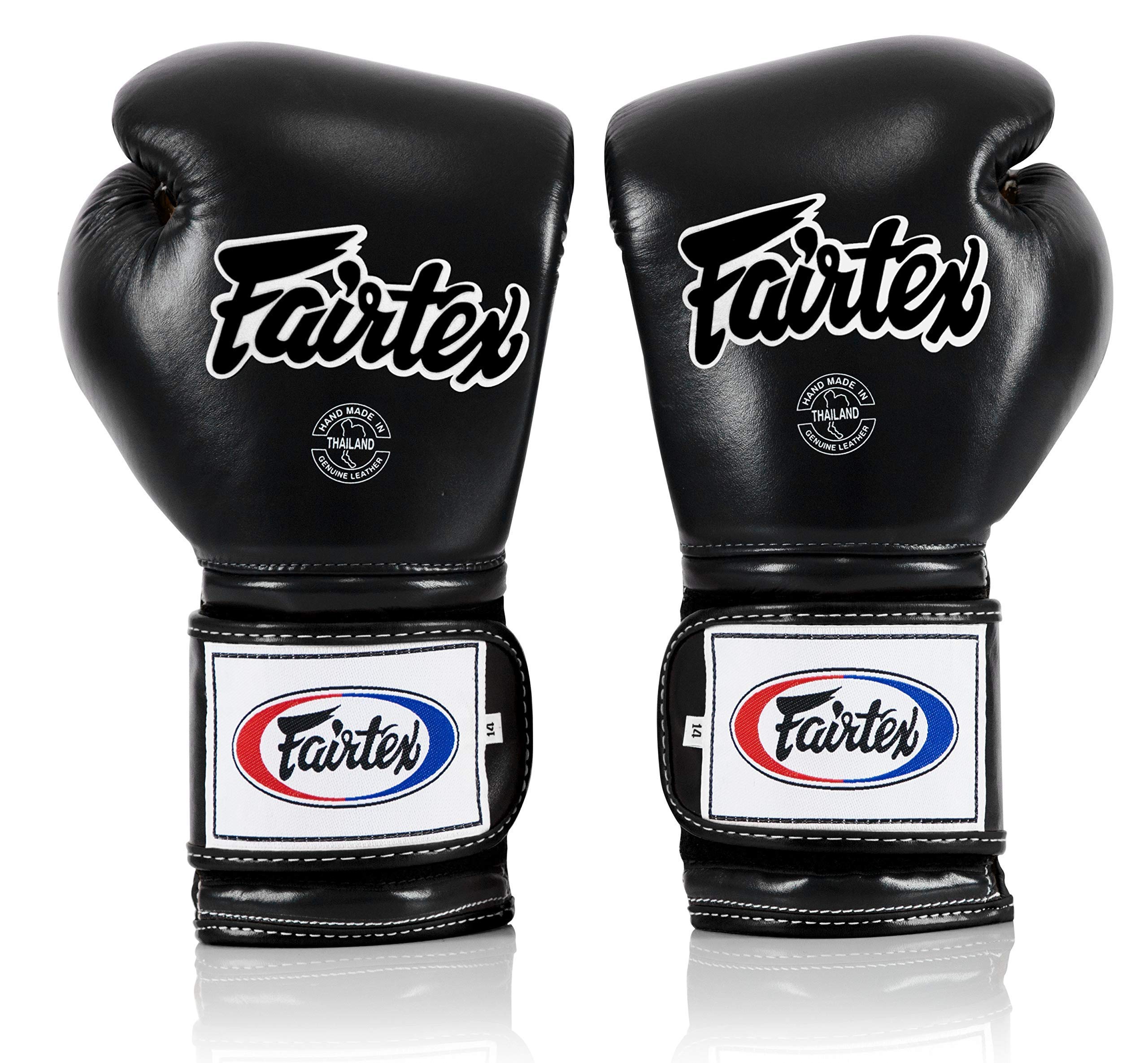 Fairtex BGV9 Muay Thai Boxing Gloves for Professional Fighters & Trainers – Mexican Style MMA Gloves for Hard Hitters, Lightweight & Shock Absorbent for Muay Thai, Kickboxing & Martial Arts Training
