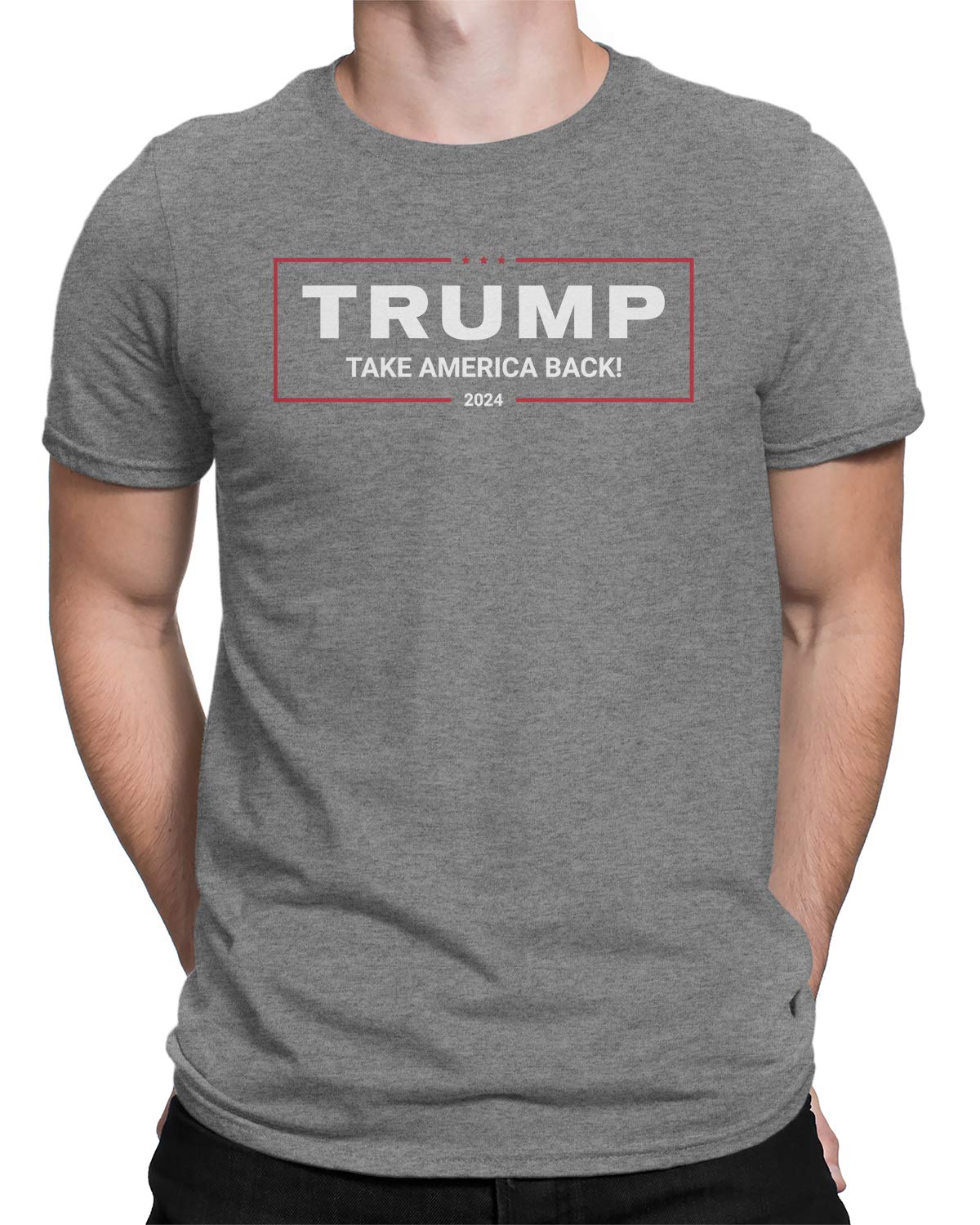 Retta Trump 2024 Take America Back Patriotic Men's T-Shirt - Political Rally & Conservative Apparel for Campaign Supporters
