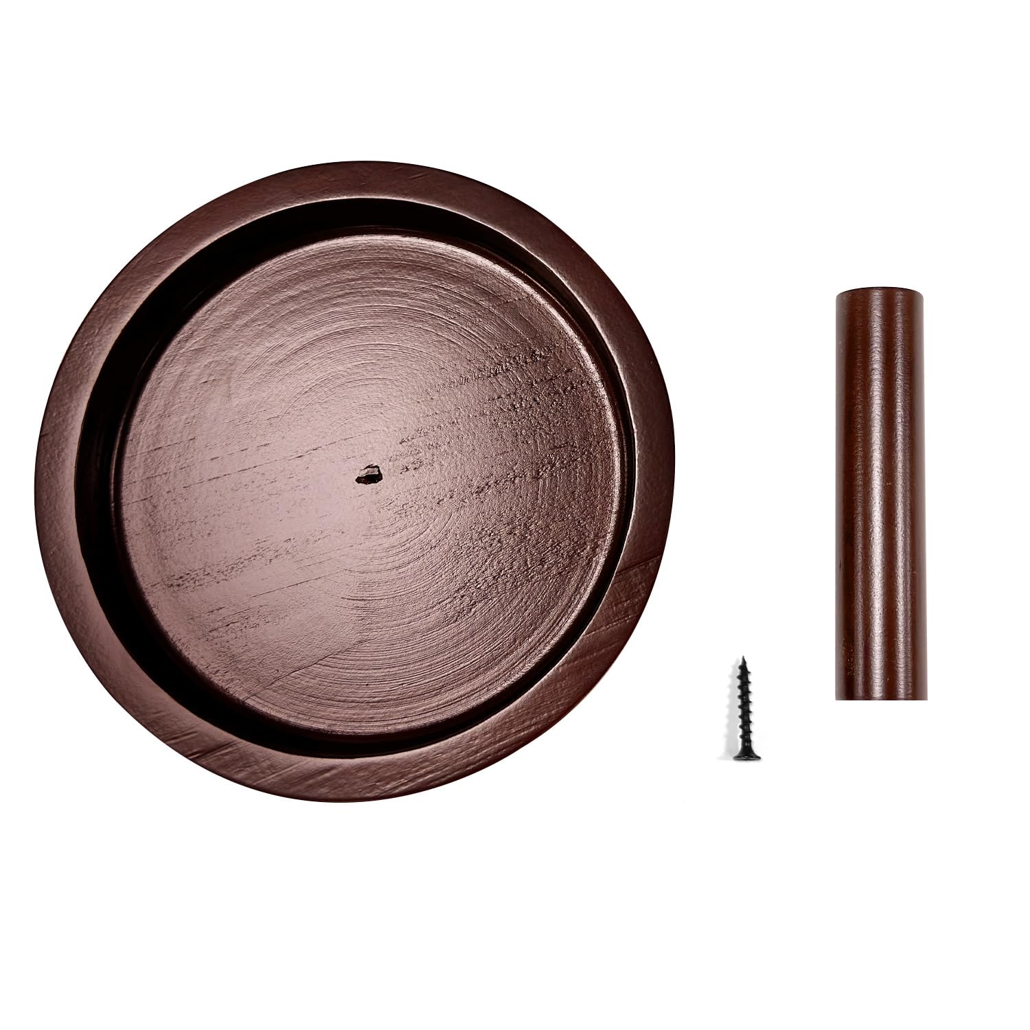 Premium Wooden Cone Talc Bowl & Chalk Holder for Pool/Billiards Table - Durable & Stylish Accessory for Professional & Home Game Rooms