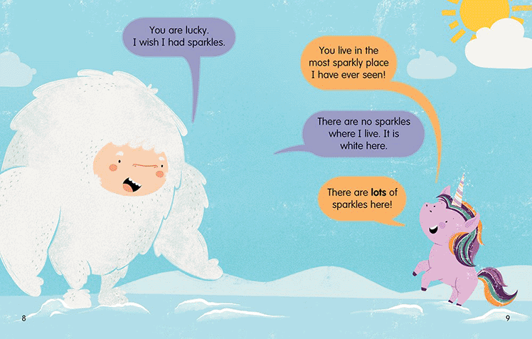 Acorn Unicorn and Yeti #1: Sparkly New Friends - Magical Fantasy Book for Kids, Perfect for Bedtime Stories & Imaginative Play