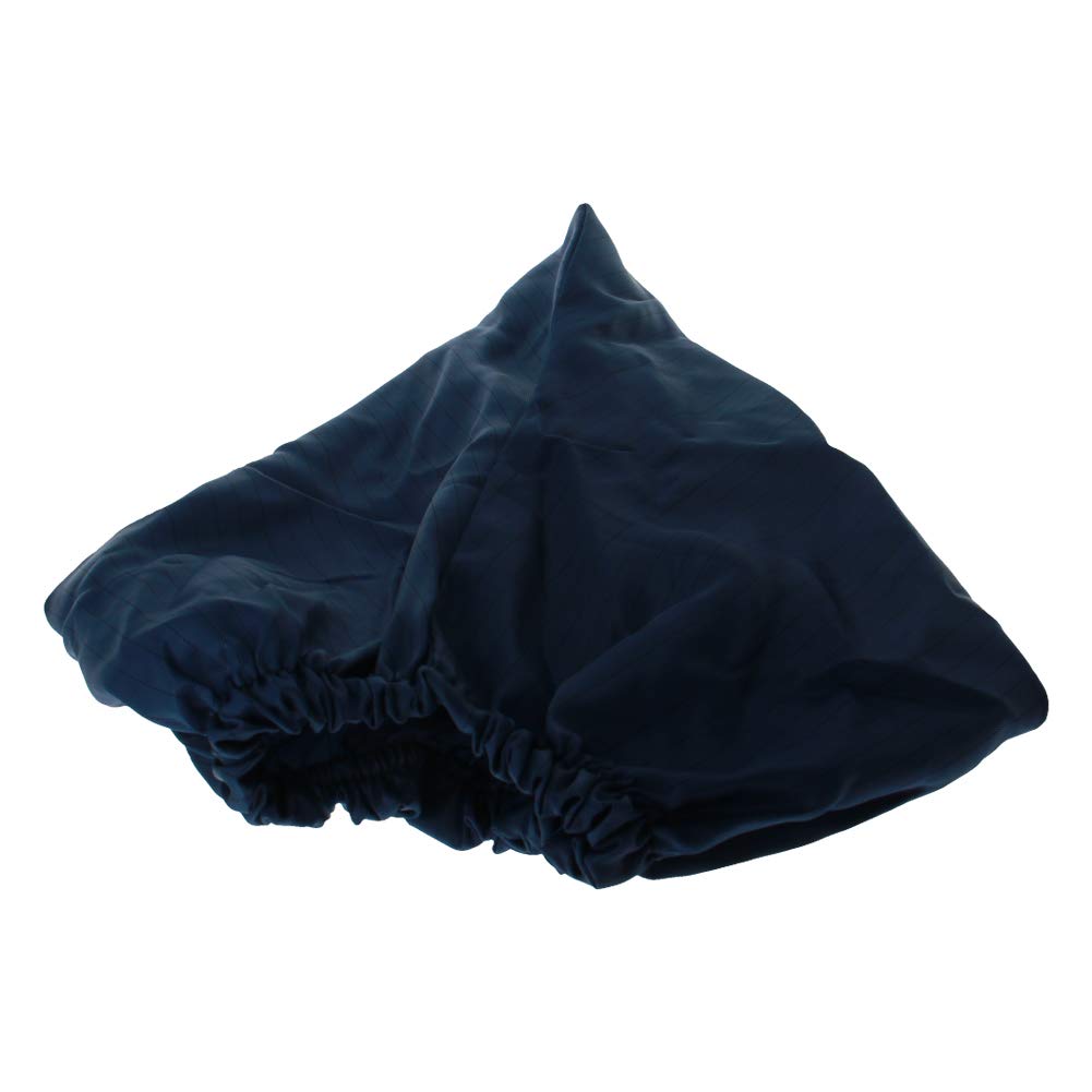 Othmro Anti-Static Shoe Covers - 1 Pair Conductive Fiber Dust Proof Non-Slip Boot Covers for Indoor Floor Protection (Navy Blue) | Ideal for Clean Rooms, Hospitals, Labs & Home Use