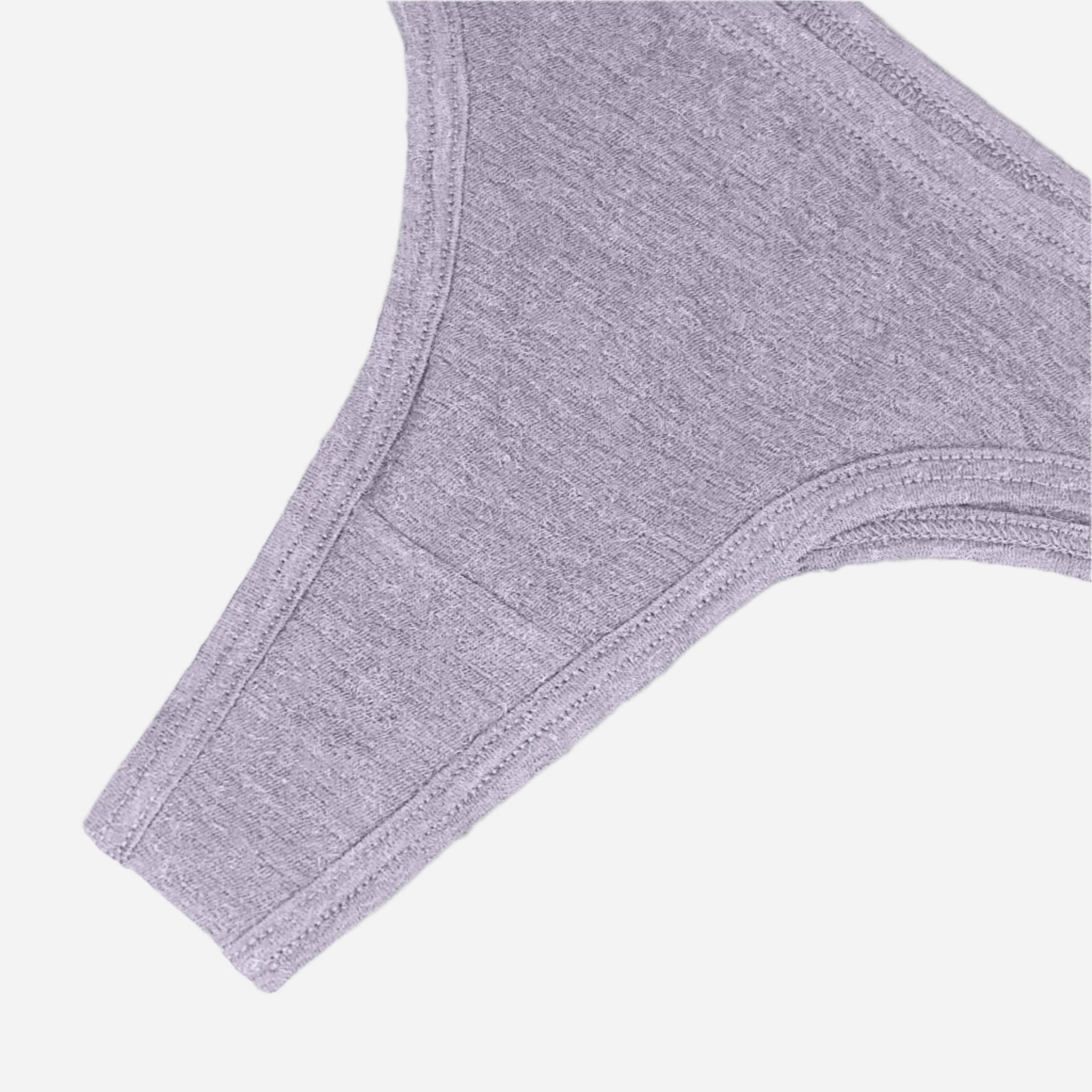 Ultra-Soft Women's Alpaca Wool Thong Underwear - 160 GSM Lightweight & Breathable for All-Day Comfort - Perfect for Travel, Yoga & Everyday Wear