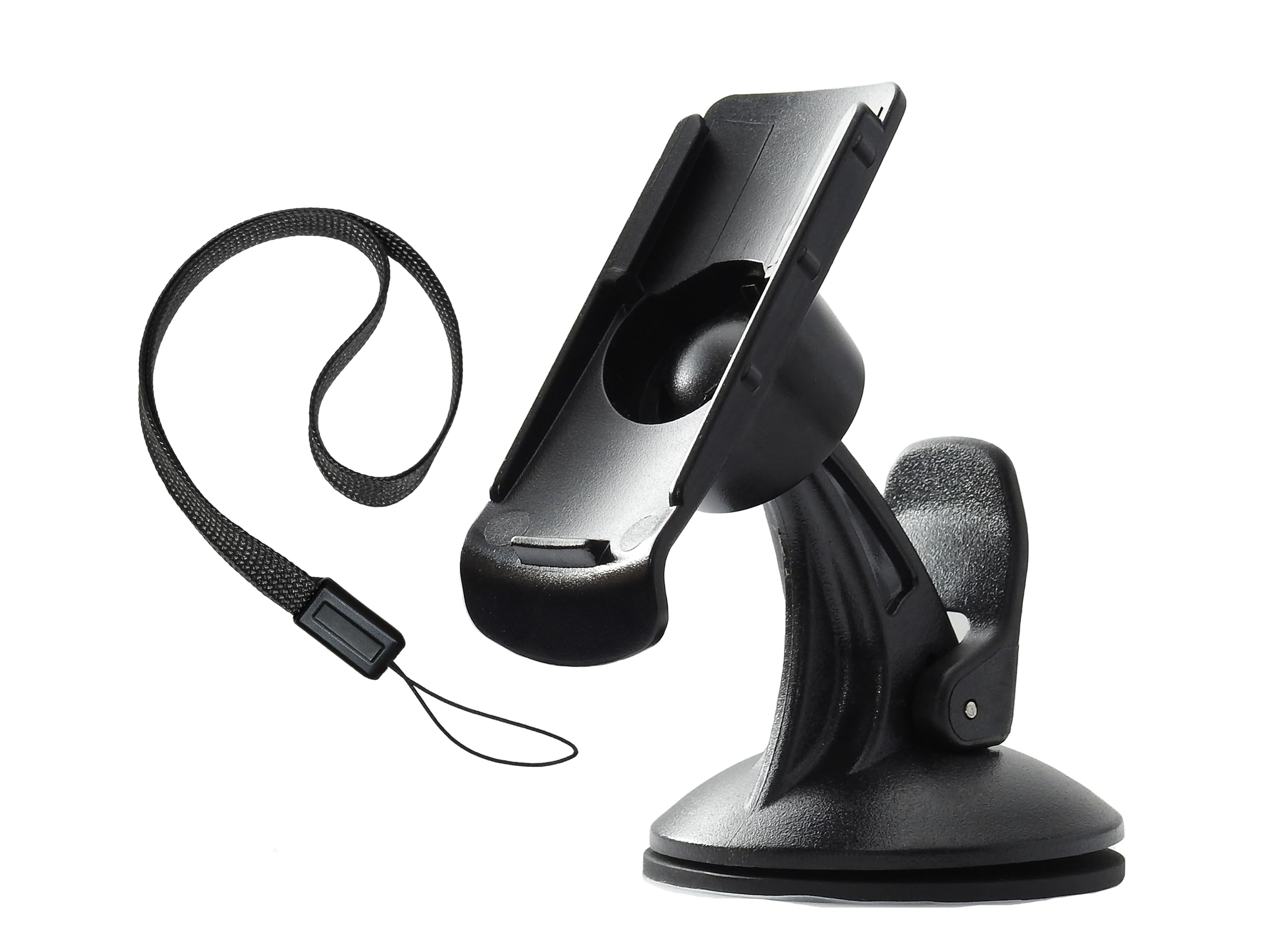 Ramtech Universal Car Windshield Suction Cup Mount for Garmin GPSMAP 86i/86s/86sc/86sci - Adjustable GPS Holder with Secure Spine Mount & Wrist Strap - Perfect for Off-Roading, Boating & Outdoor Adventures