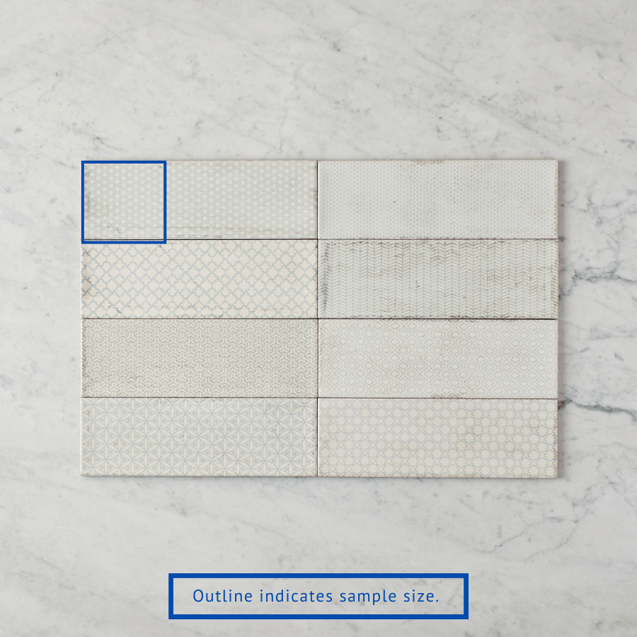 Lennox Head Gloss Green Pattern Tile - Premium Ceramic Wall & Floor Tiles for Bathroom, Kitchen Backsplash, and Living Room Decor