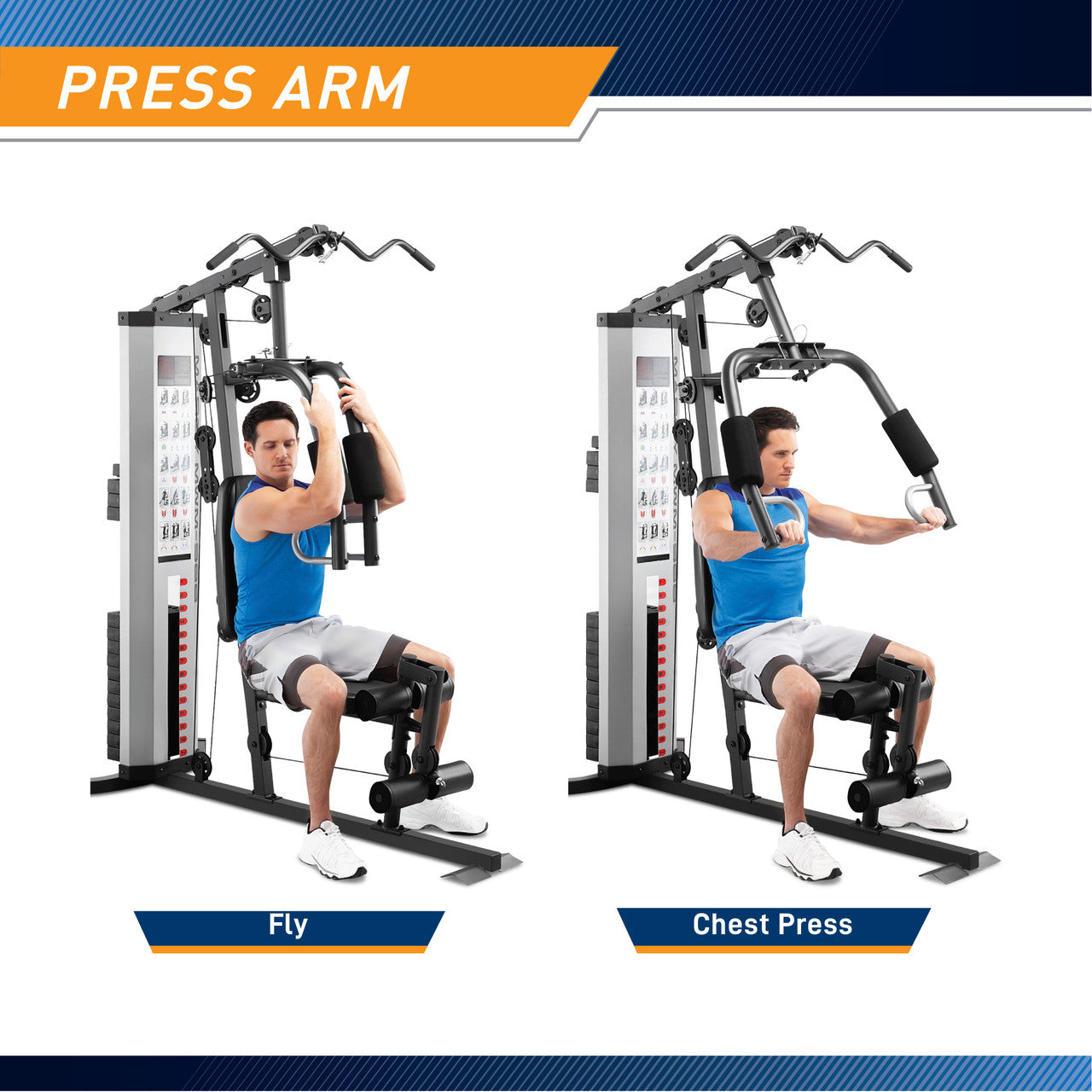 Marcy MWM-988 Home Gym System with 150lb Weight Stack - Full Body Workout Equipment for Strength Training & Fitness | Perfect for Home Gym, Small Spaces & Personal Training