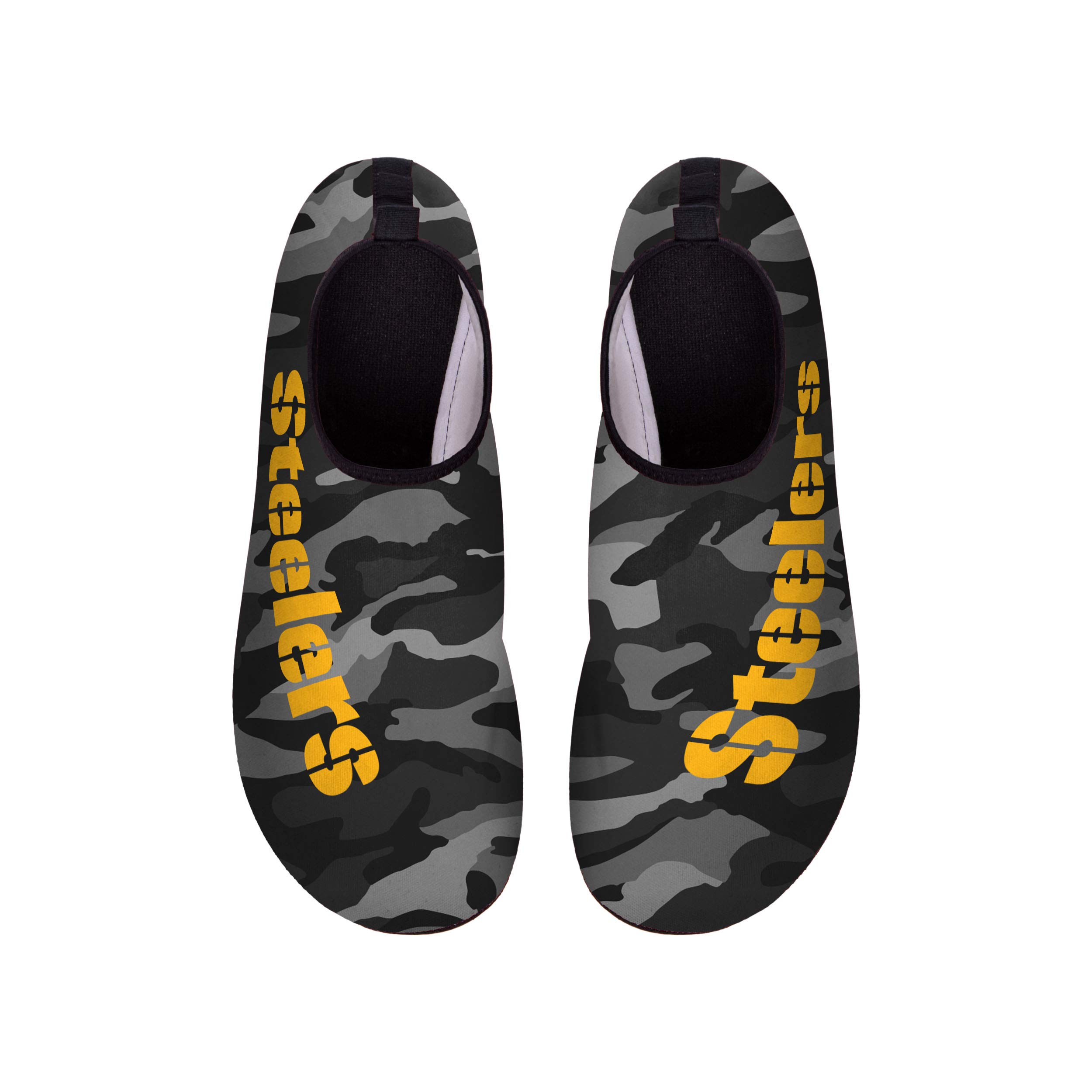 FOCO Men's NCAA & NFL Team Camo Water Shoes for Swimming, Beach & Outdoor Activities | Quick-Dry Sports Aqua Shoes for Men