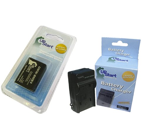 Original Panasonic DMW-BMB9PP Battery & Charger Replacement - 1000mAh 7.4V Li-ion Battery Compatible with Panasonic DMW-BMB9 Digital Cameras - Perfect for Travel, Photography & Vlogging