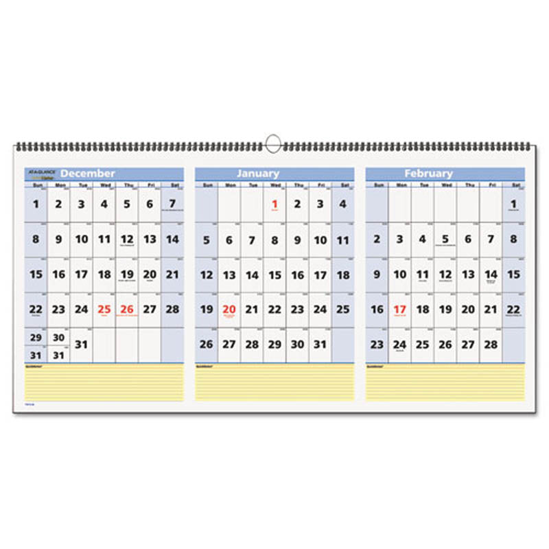 2024-2026 Vertical 3-Month Wall Calendar - Premium Hanging Planner for Home, Office & School Organization - Perfect for Scheduling, Goal Tracking & Productivity