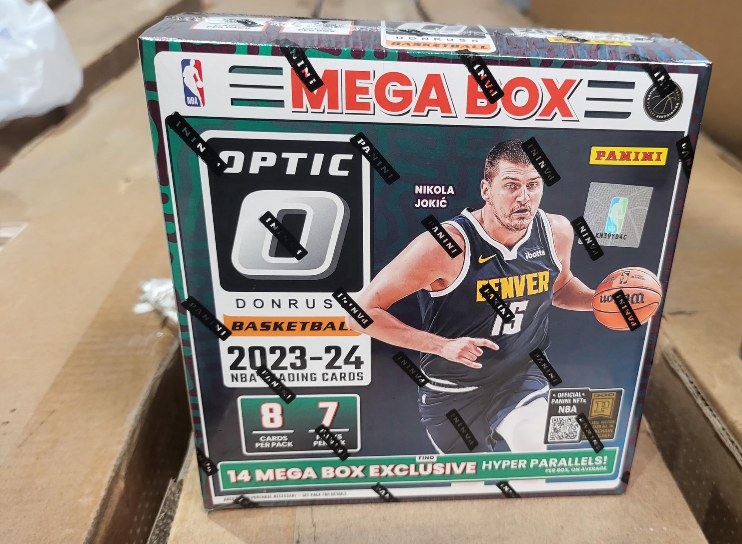 2023-24 Panini Donruss Optic Basketball Mega Box - 56 Cards/Box with Hyper Parallels - Sealed NBA Trading Cards for Collectors & Fans - Perfect for Gifts, Investments & Game Nights