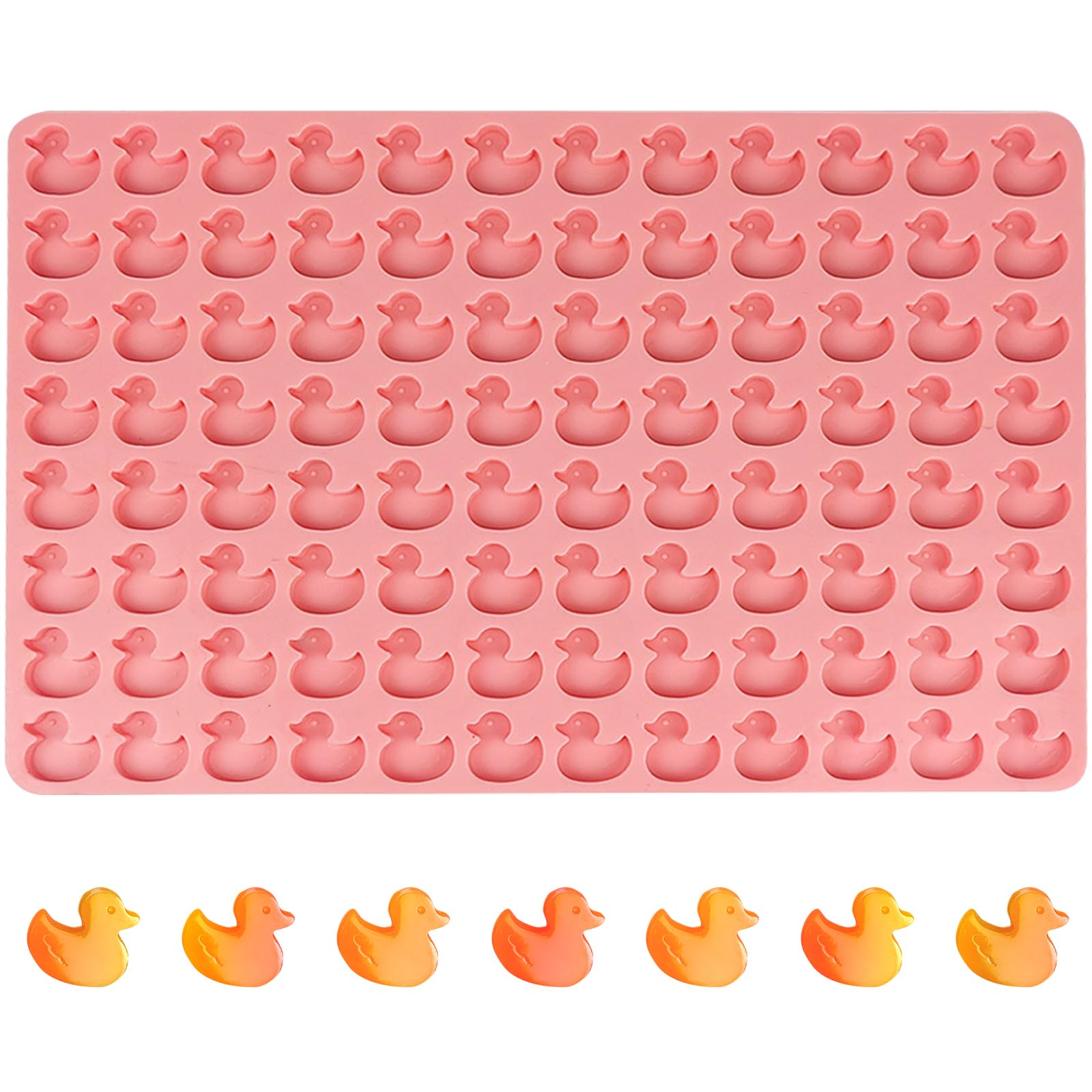 96-Cavity Mini Duck Silicone Molds for Baking Dog Treats, Biscuits, Cookies, Candy, Chocolate & Gummies | Perfect for Pet Snacks, Party Favors & DIY Desserts